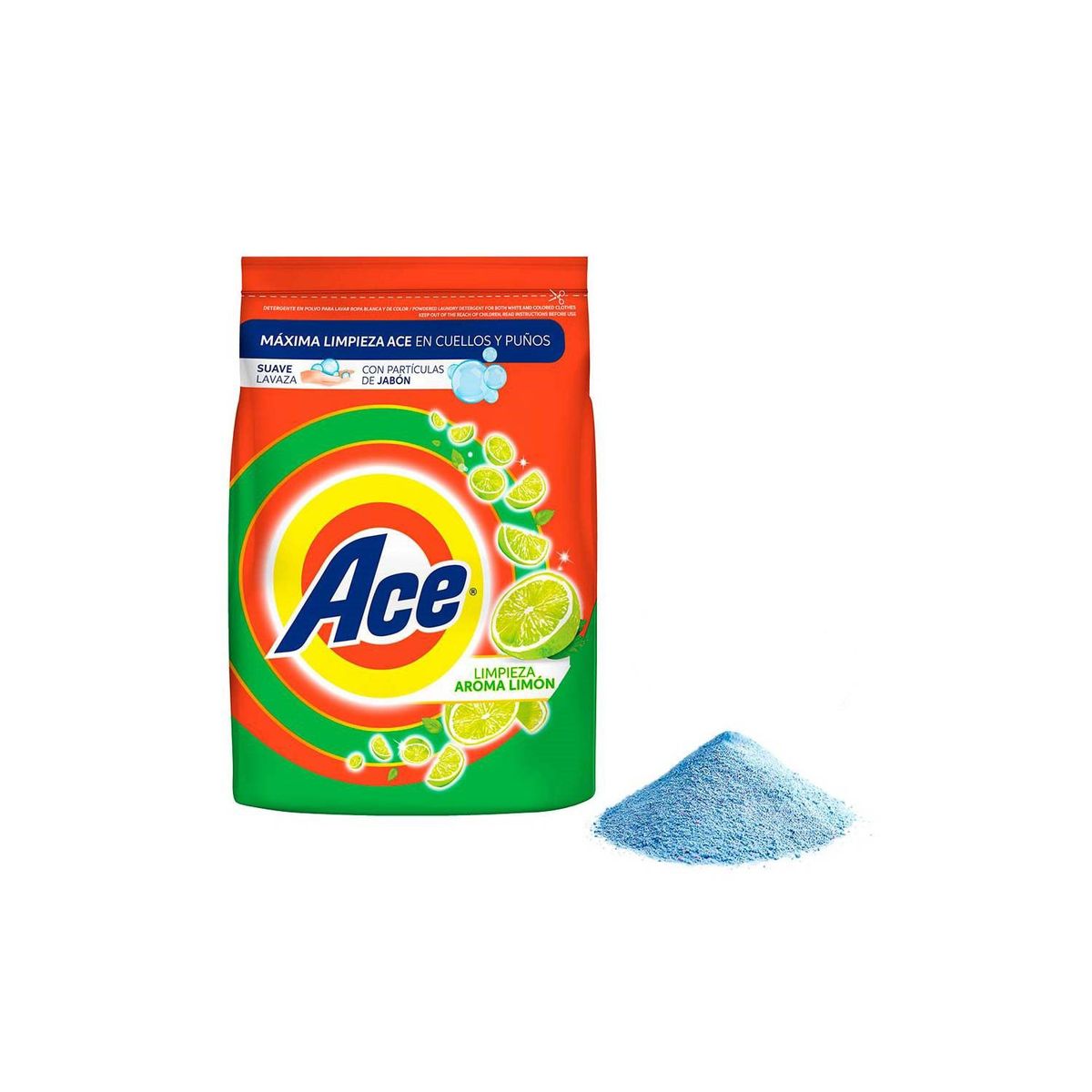 ACE - Detergente en Polvo Ace Aroma Limón 750 gr