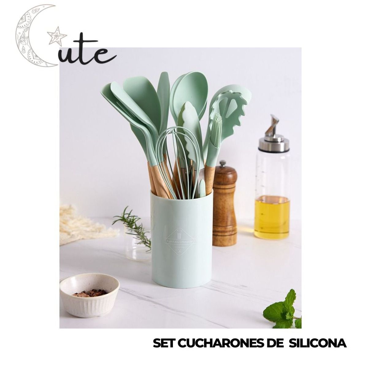 GENERICO - SET CUCHARONES DE SILICONA