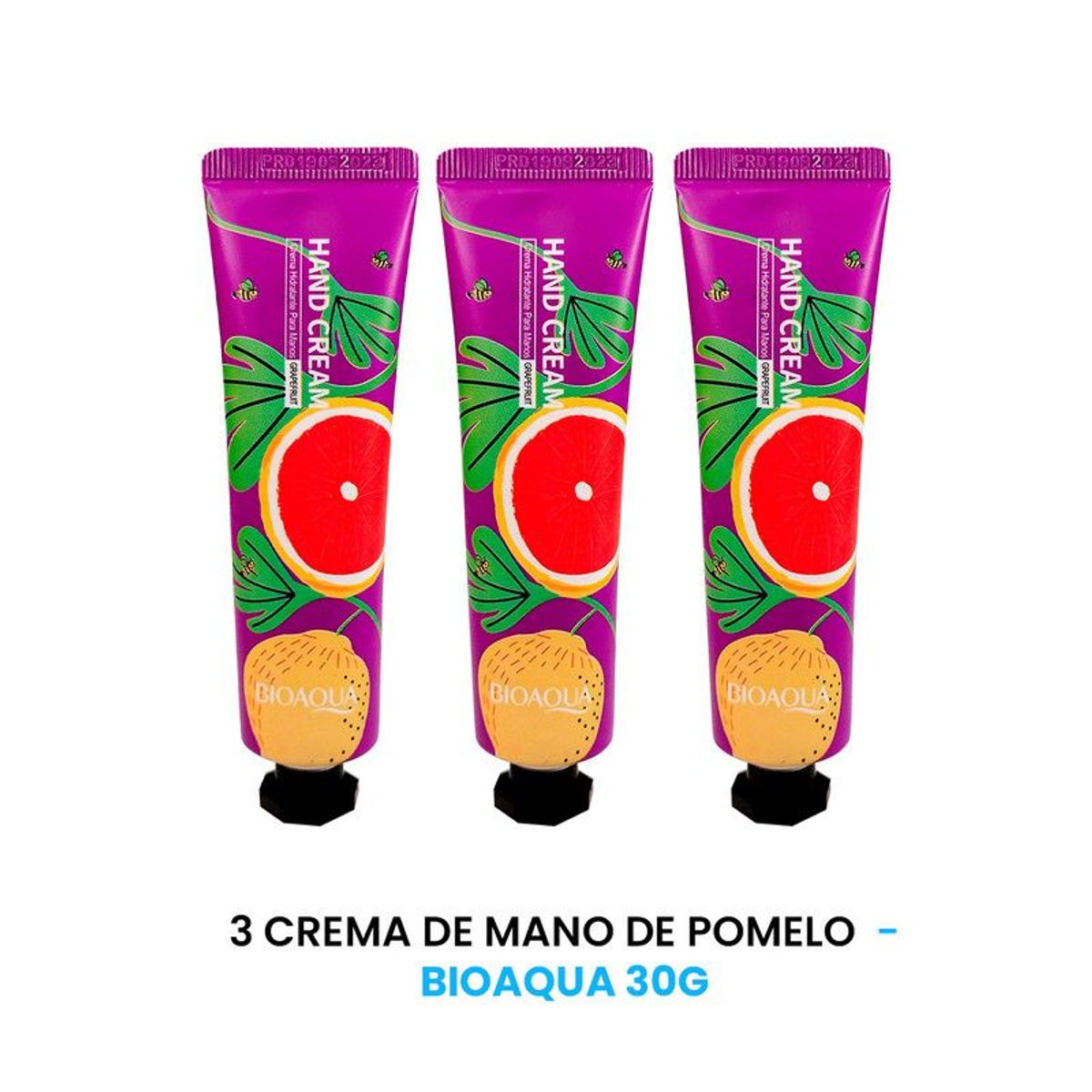 BIOAQUA - 3 Crema De Mano De Pomelo - Bioaqua