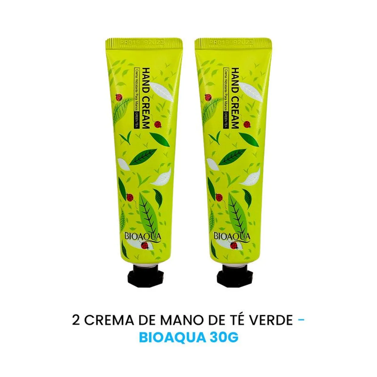 BIOAQUA - 2 Crema De Mano De Té Verde - Bioaqua