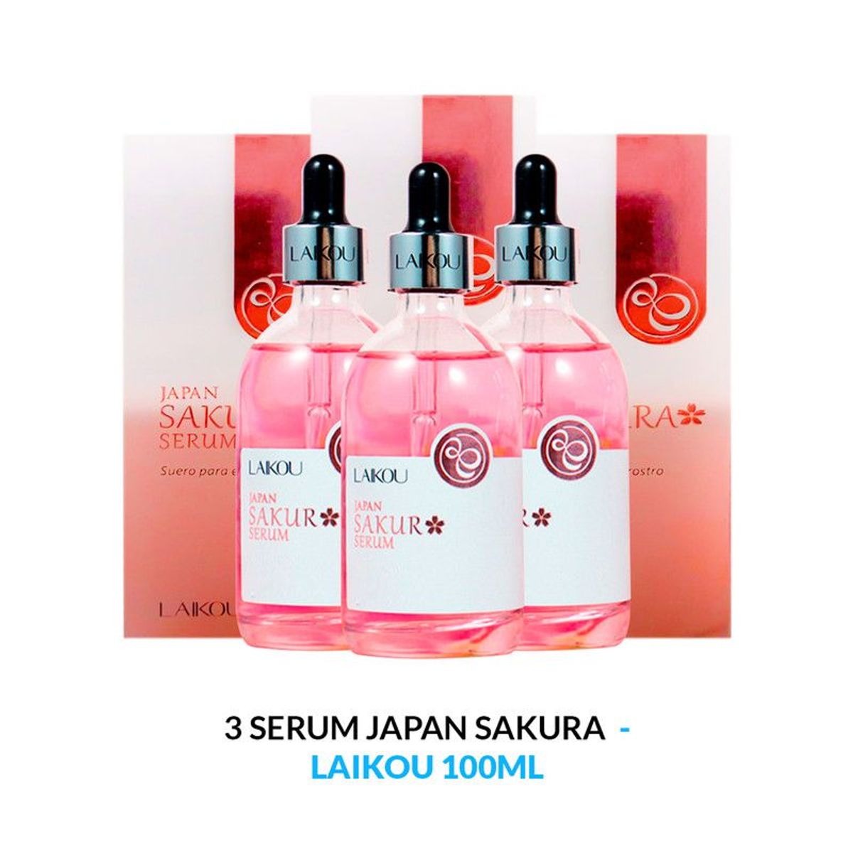 GENERICO - 3 Japan Sakura Serum 100 Ml - Laikou