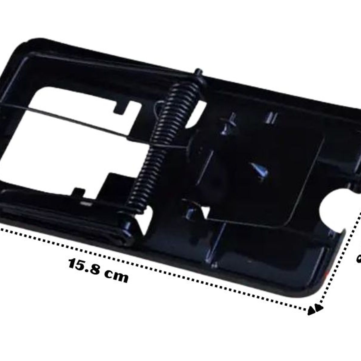 GENERICO - PACK X3 TRAMPA DE METAL PARA RATONES RÁPIDA Y EFECTIVA