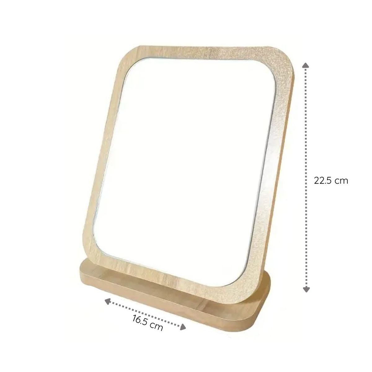 GENERICO - Espejo rectangular aesthetic de madera