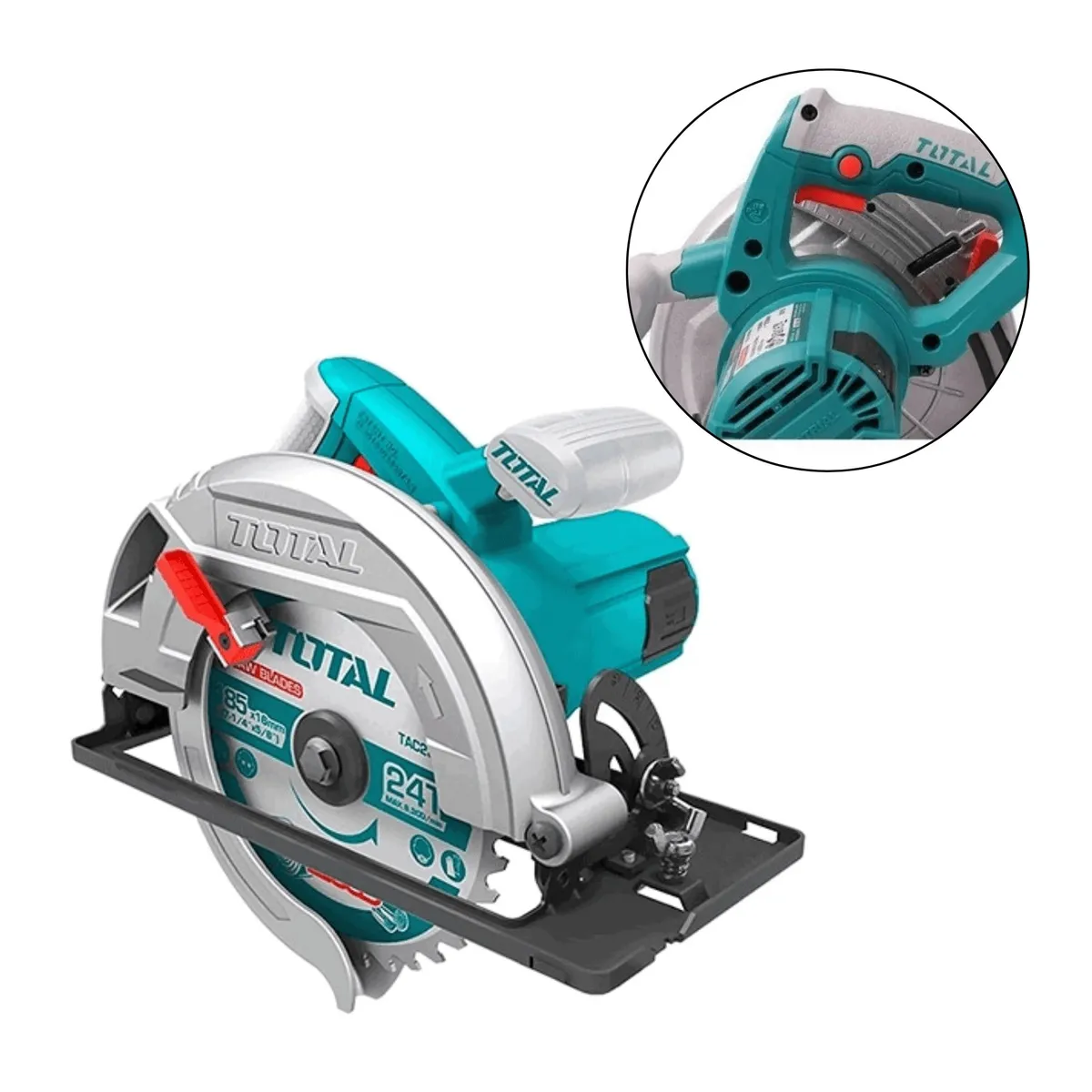 TOTAL TOOLS - Sierra circular 1600w Industrial Total
