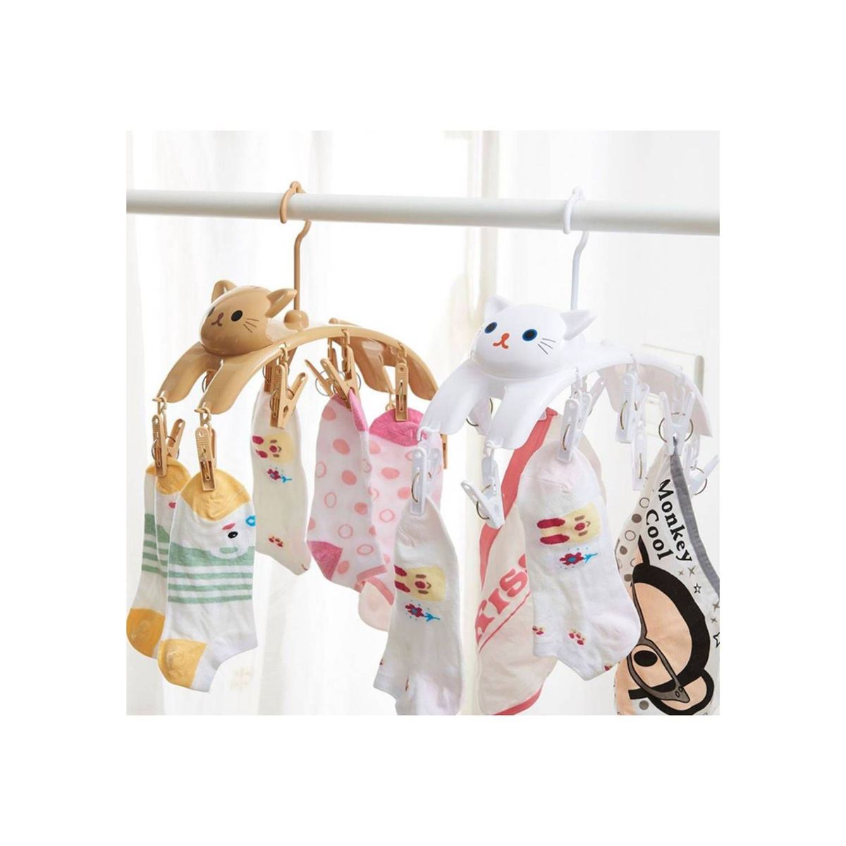 GENERICO - Tendedero perchero colgador de ropa kawaii 360