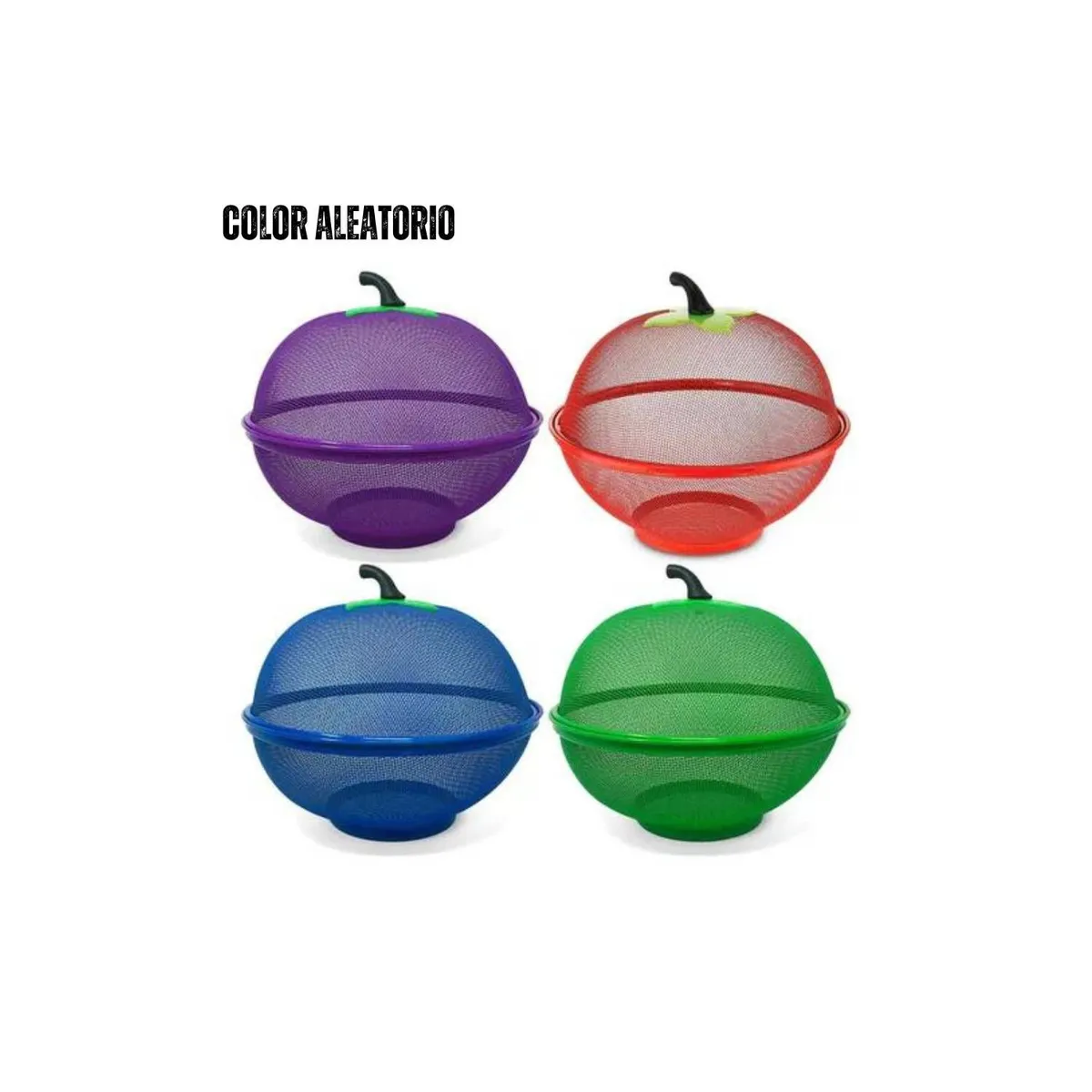GENERICO - Frutero Cesta de Malla con Tapa Anti Moscas