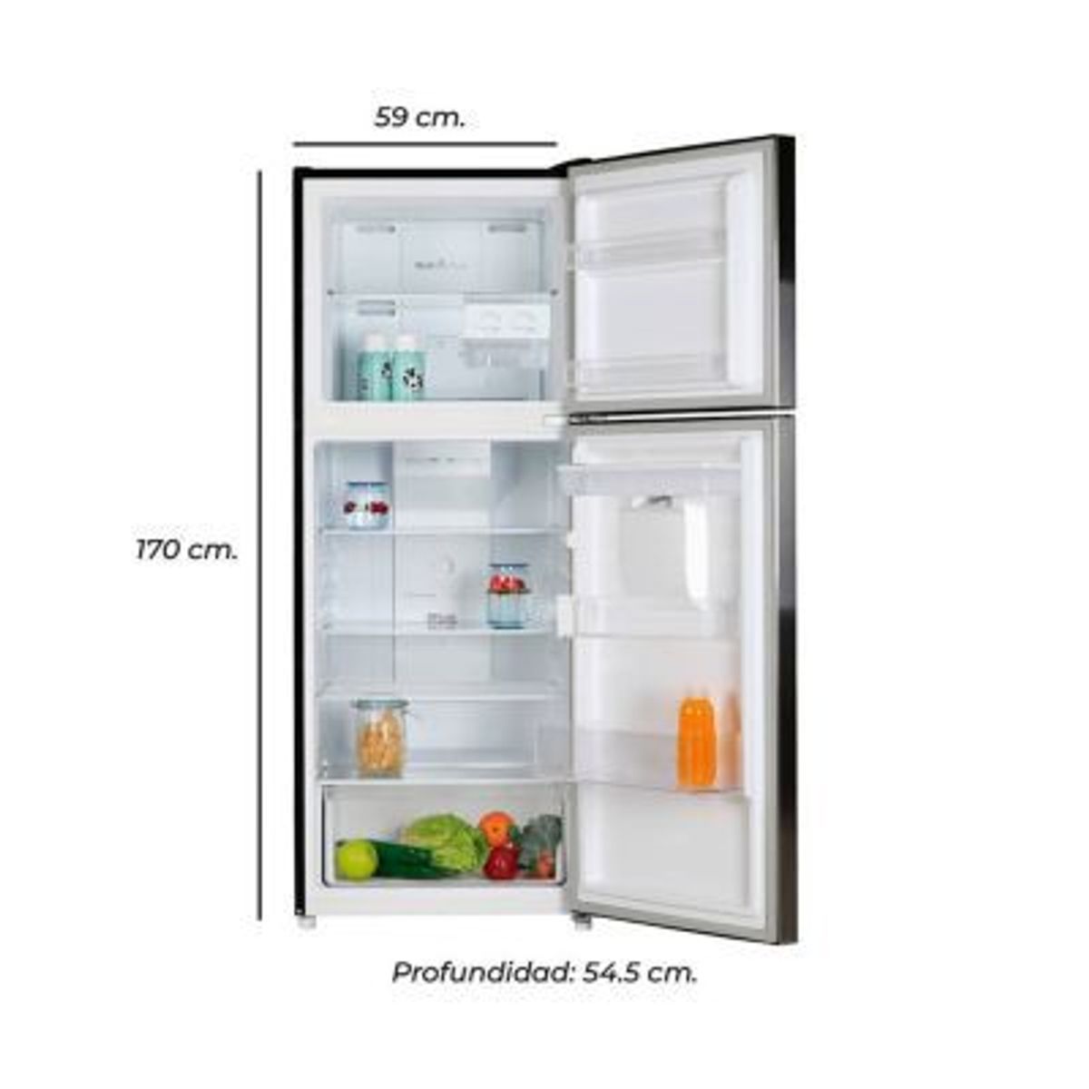 WOLFF - Refrigeradora Wolff No Frost WRF265D de 248L