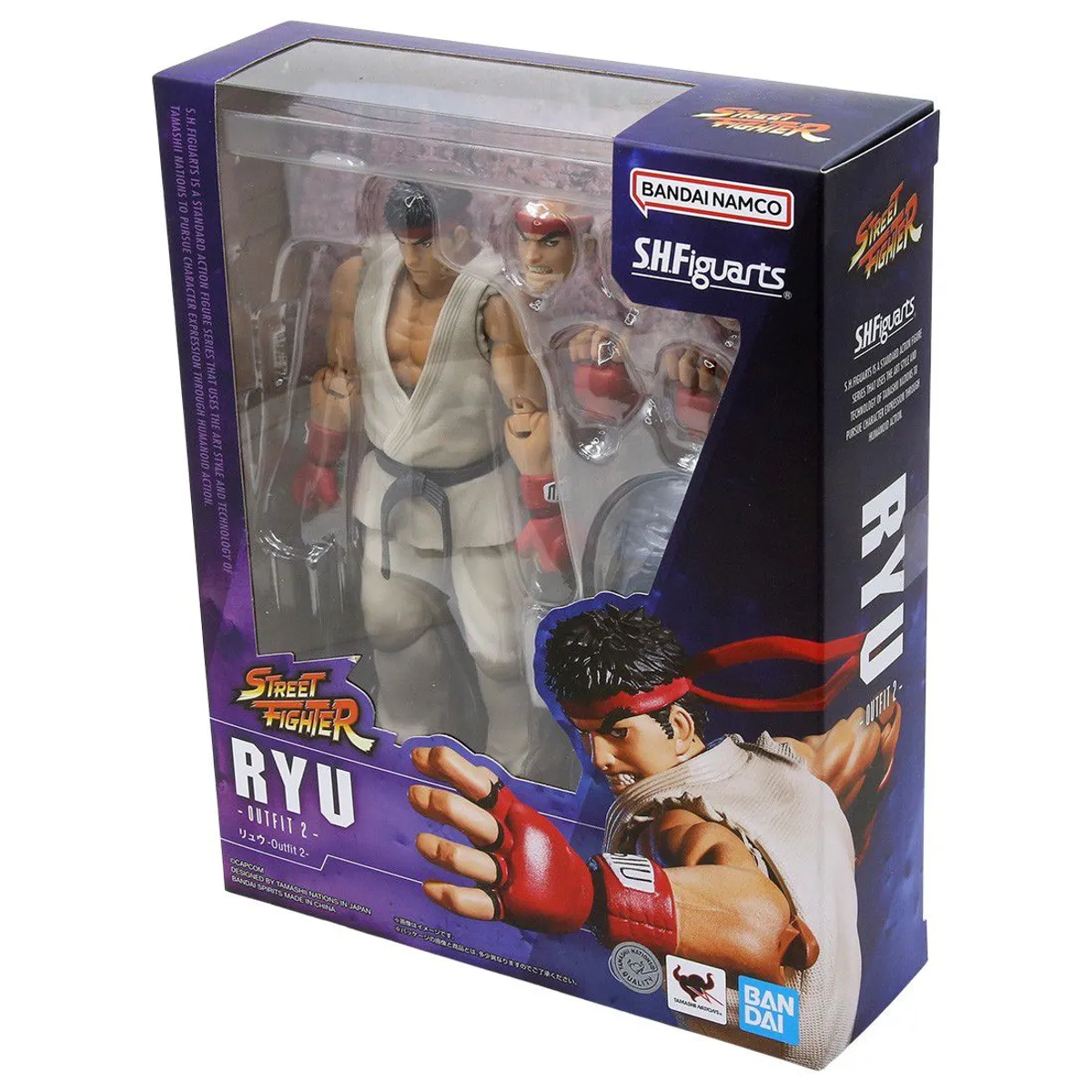 BANDAI - Figura Street Fighter 6 SH Figuarts Ryu Outfit 2 Ver