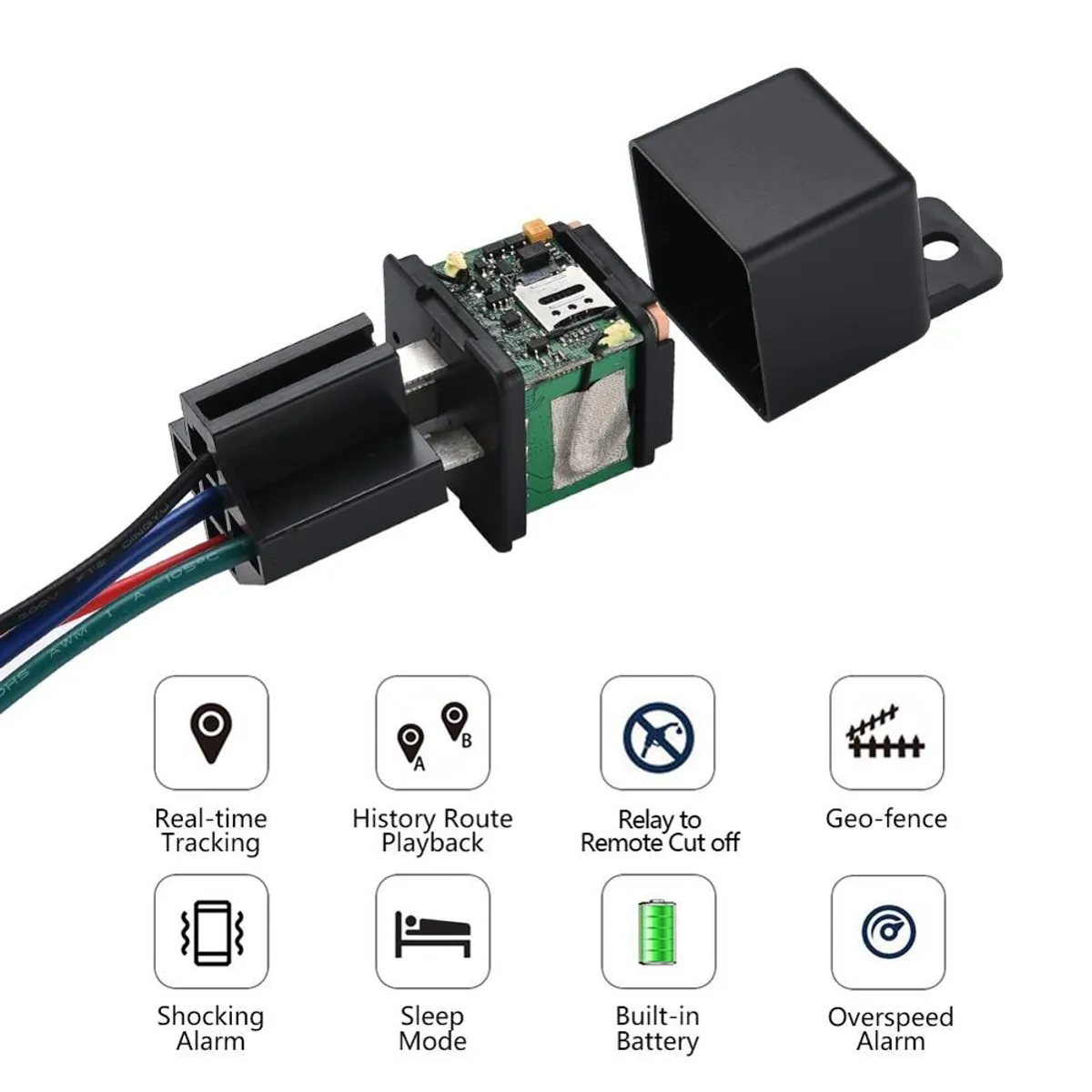 GENERICO - Gps Tracker Para Autos Motos Rastreo Gratis Sin Mensualidad