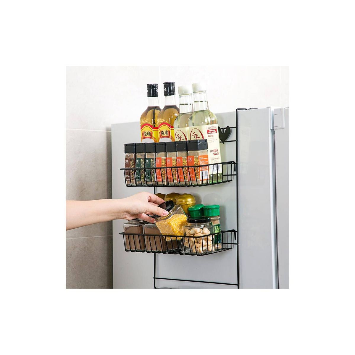 GENERICO - Estante Lateral Condimentero Refrigeradora Multiuso Niveles