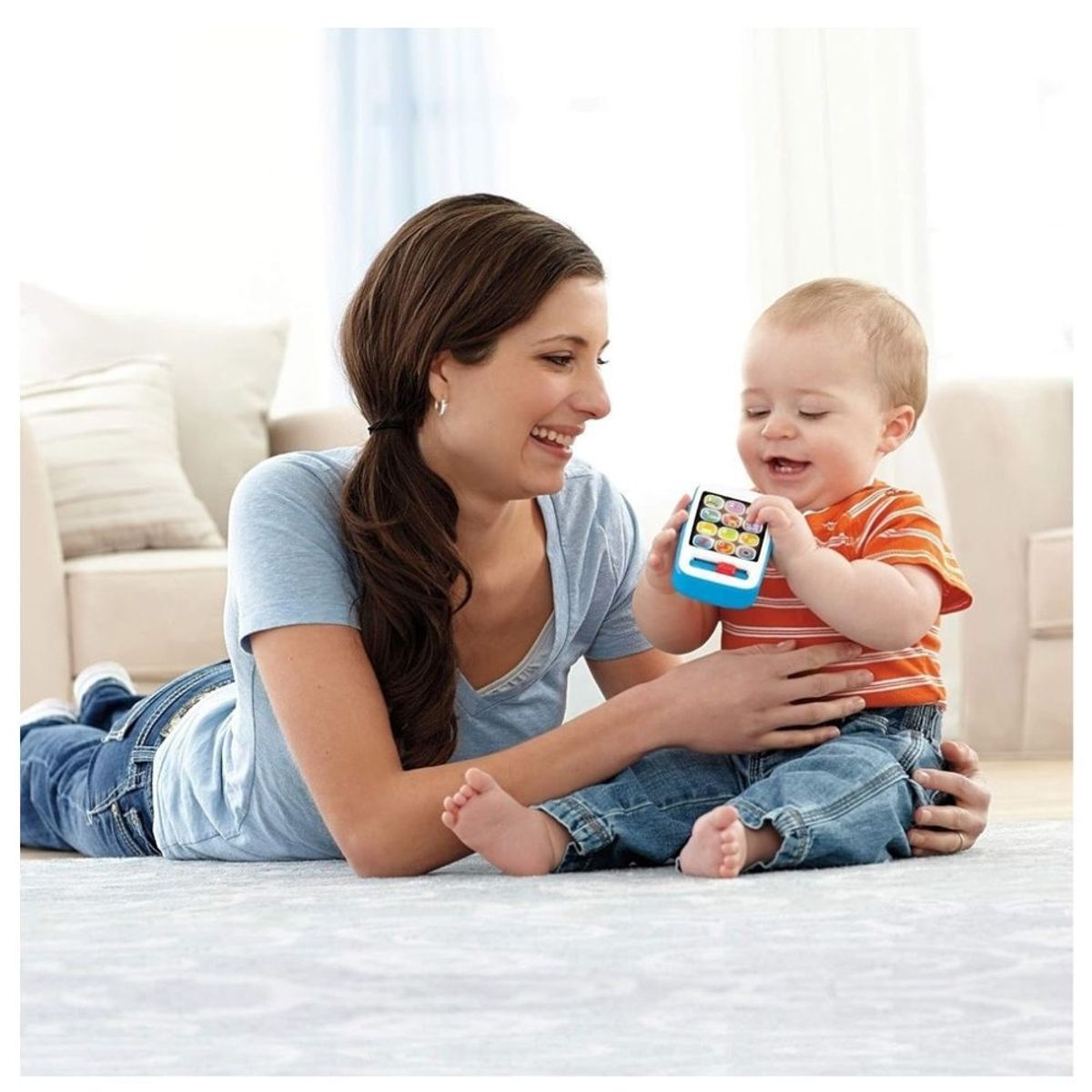 FISHER PRICE - Fisher Price Smartphone de Aprendizaje Azul