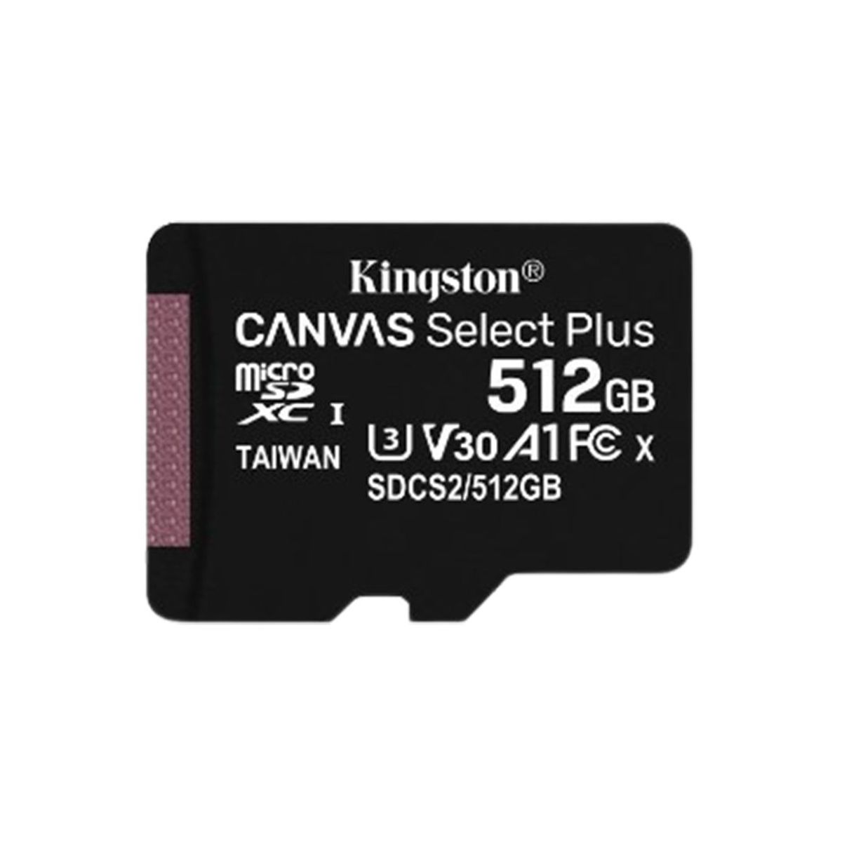 KINGSTON - Memoria Micro SD KINGSTON CANVAS 512GB Clase 10  100MBS