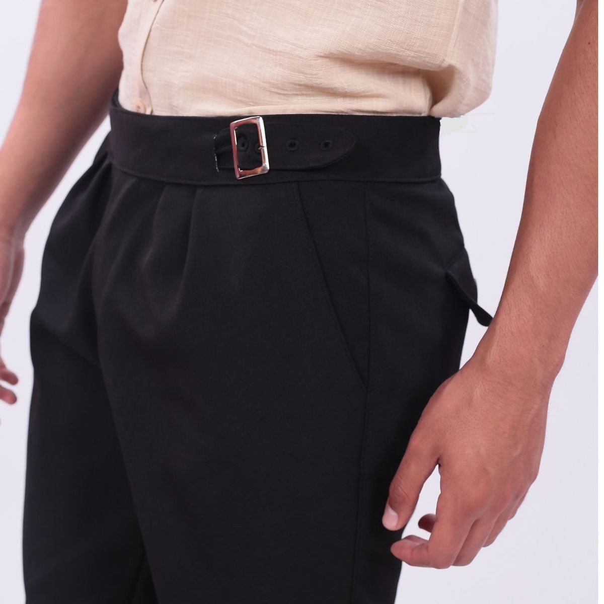 J JERAOUS - BERMUDA JERAOUS FITTED Negro