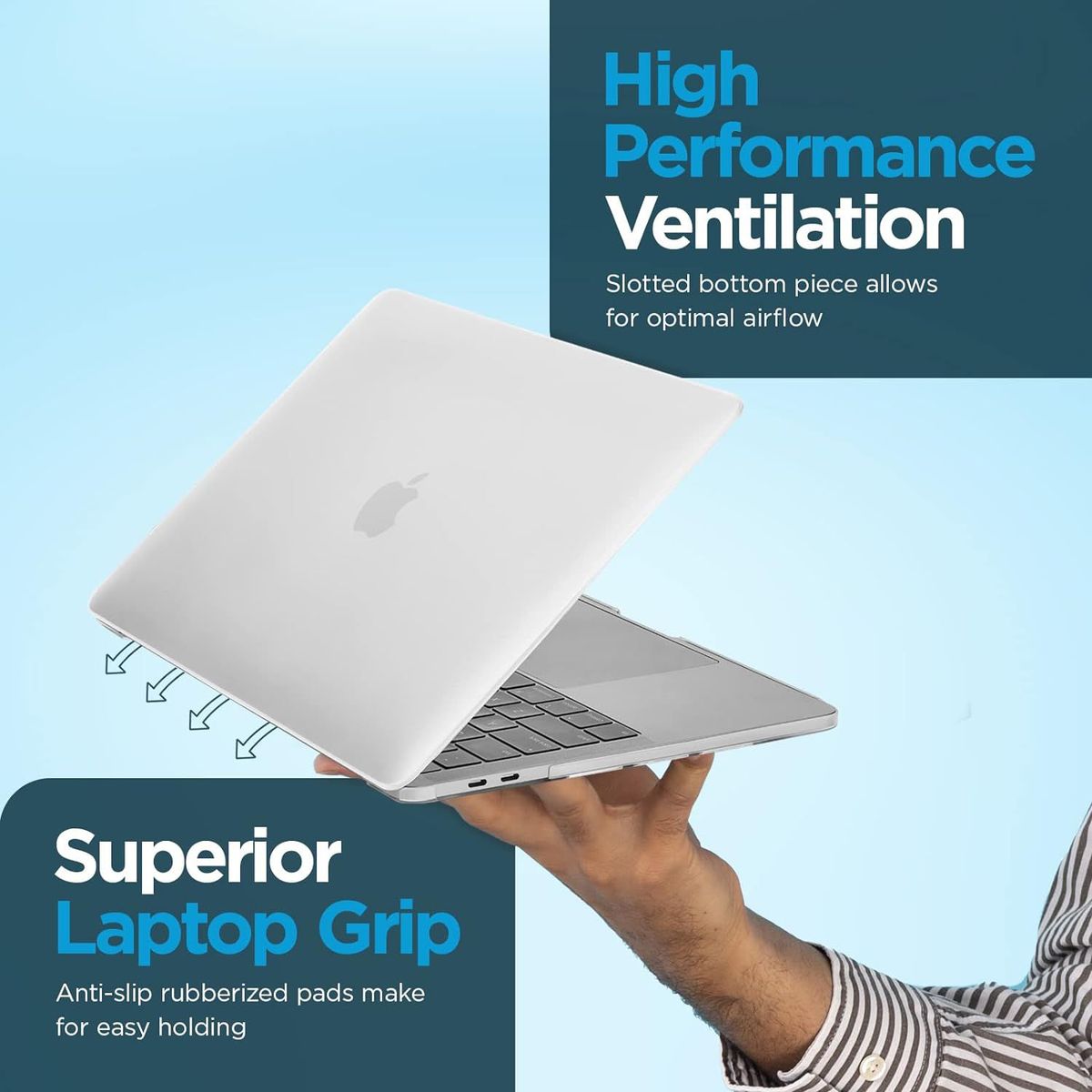 GENERICO - Funda Case Protector mate de MacBook air 13.3 2020 A2337 / A2179 /  m1