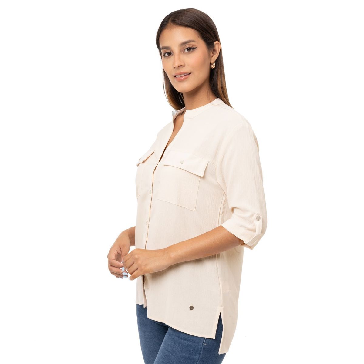 PIONIER - Blusas Lino Mujer Aniuska-S Pionier