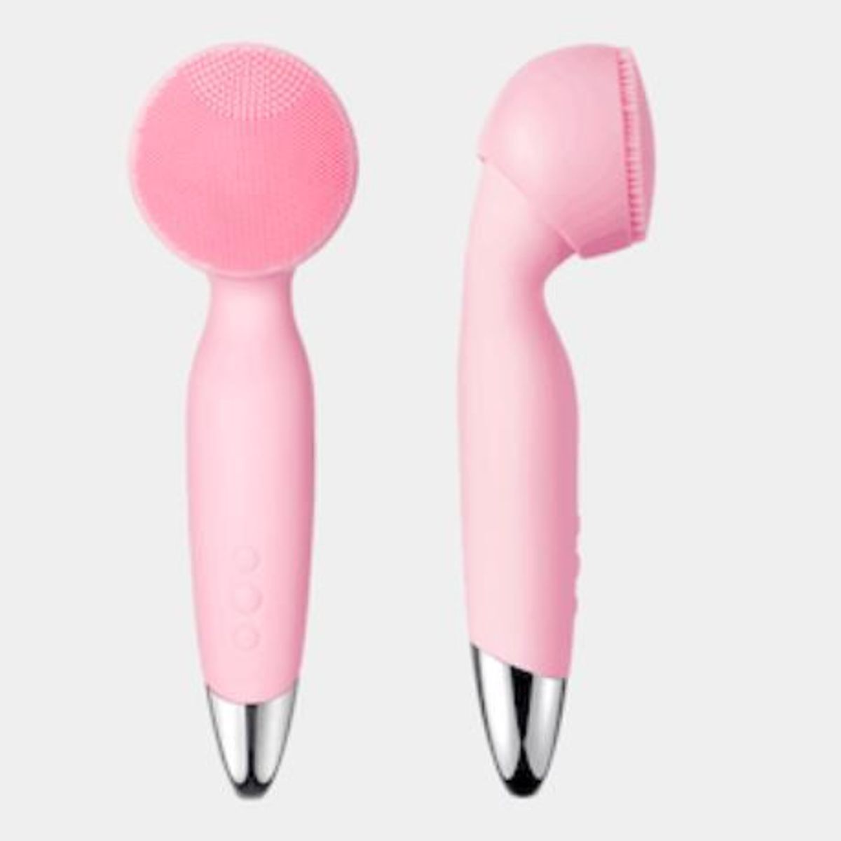 GENERICO - Limpiador facial de silicona con vibración y masajeador sónico