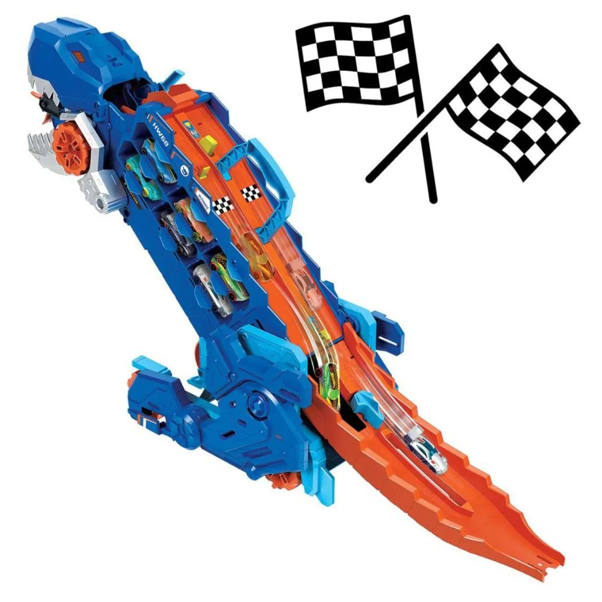 HOT WHEELS - Hot Wheels City Súper Remolque De T-Rex