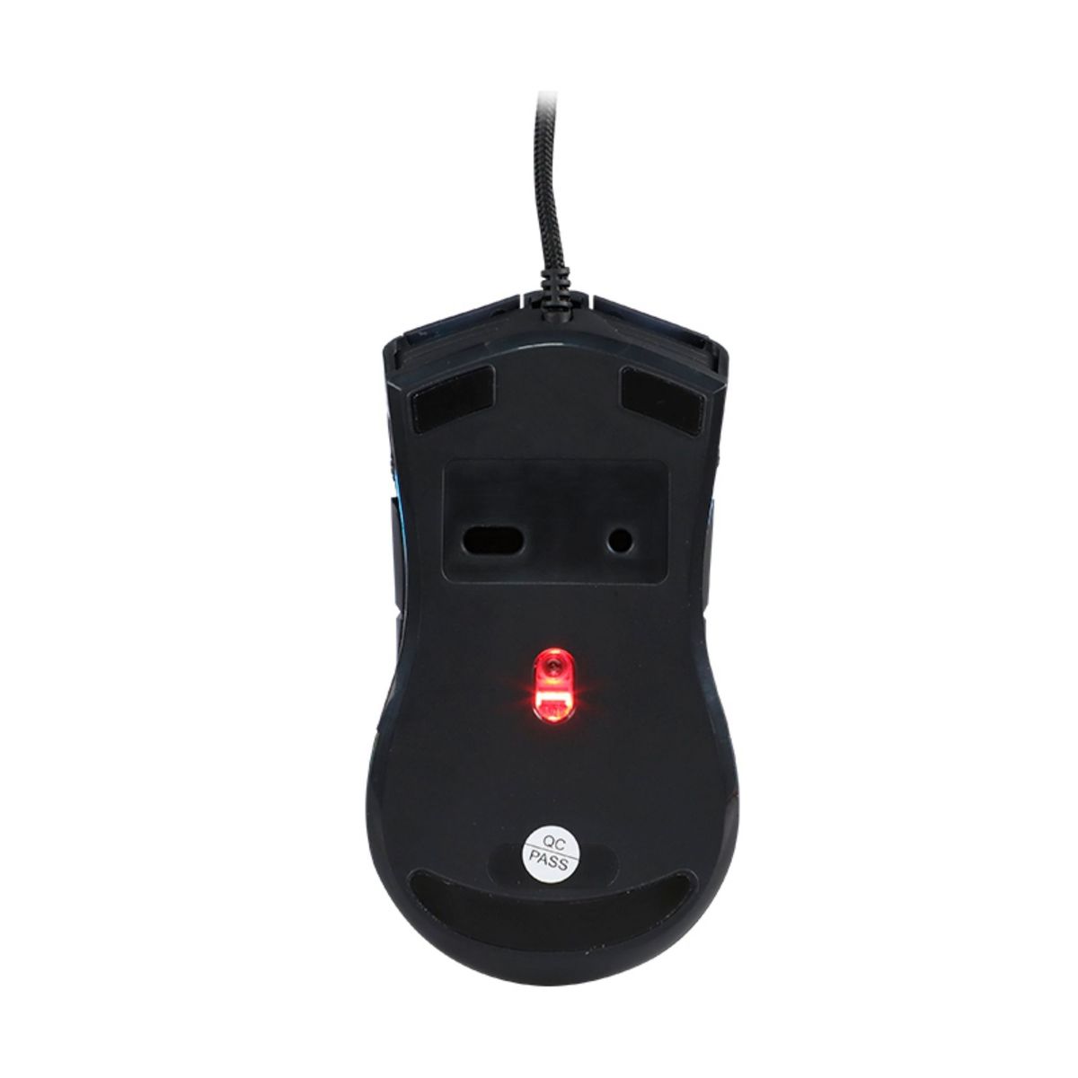 TEROS - Mouse Teros TE-5167N, Óptico, USB, 12800 DPI, RGB, Negro