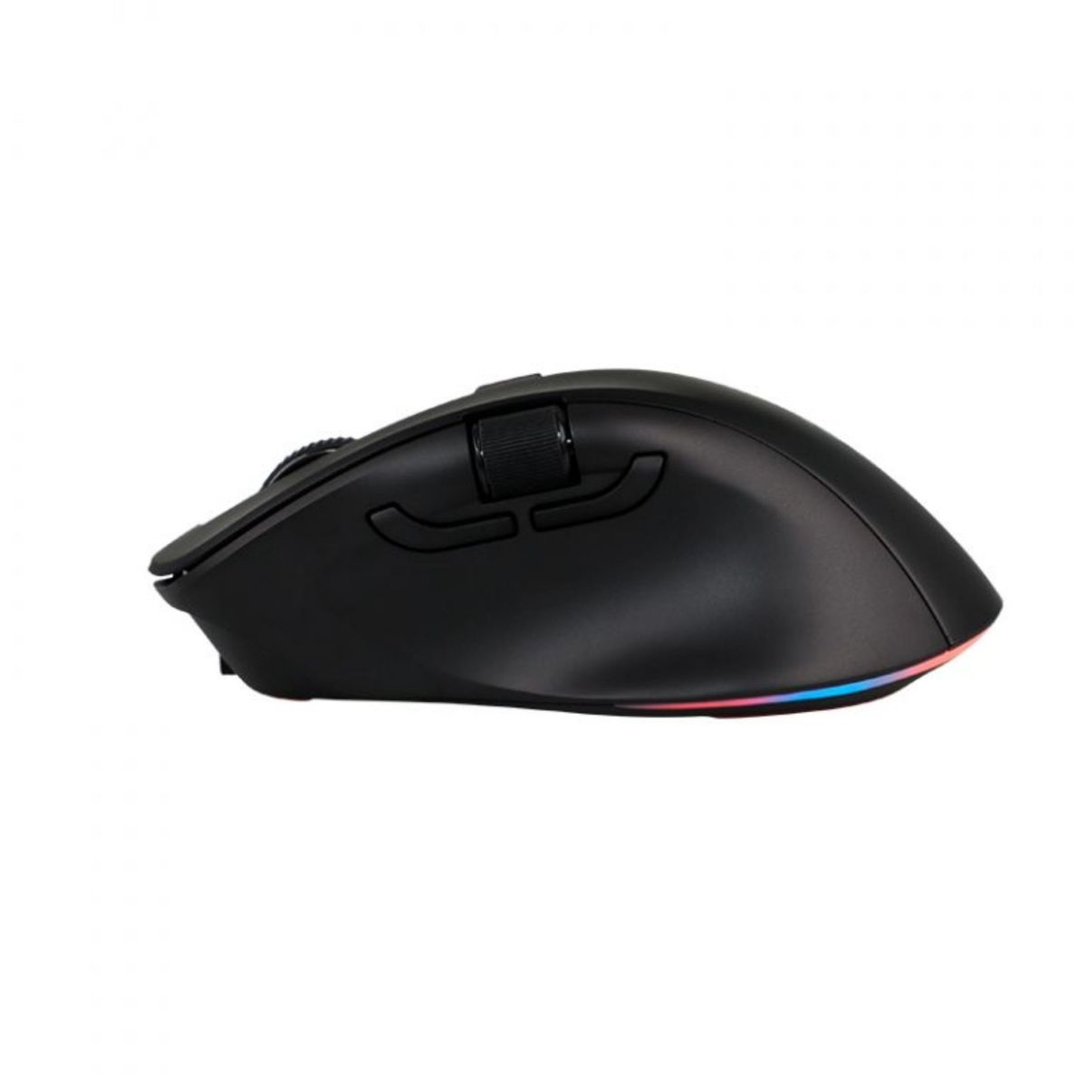 TEROS - Mouse Teros TE-5168N, Óptico 2.4G Bluetooth USB, 6400 DPI, RGB, Negro