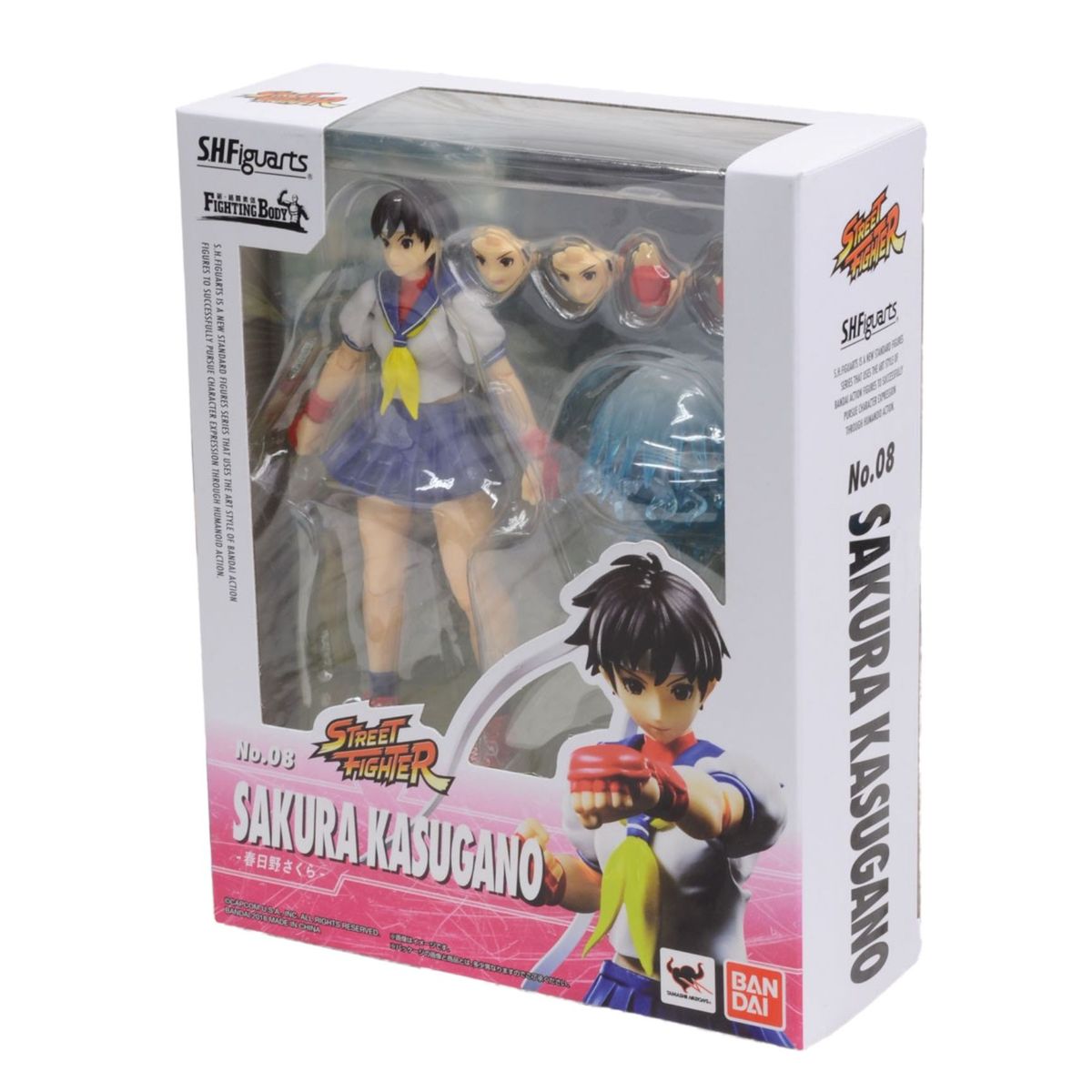 BANDAI - Figuira Street Fighter SH Figuarts Sakura Kasugano