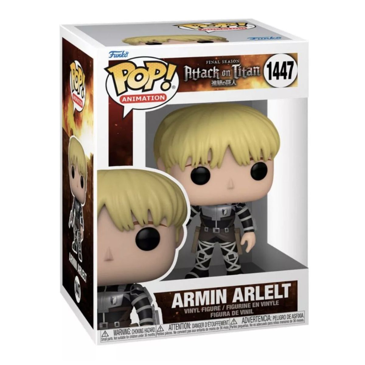 FUNKO - Armin Arlelt Funko Pop 1447 Attack On Titan Final Part
