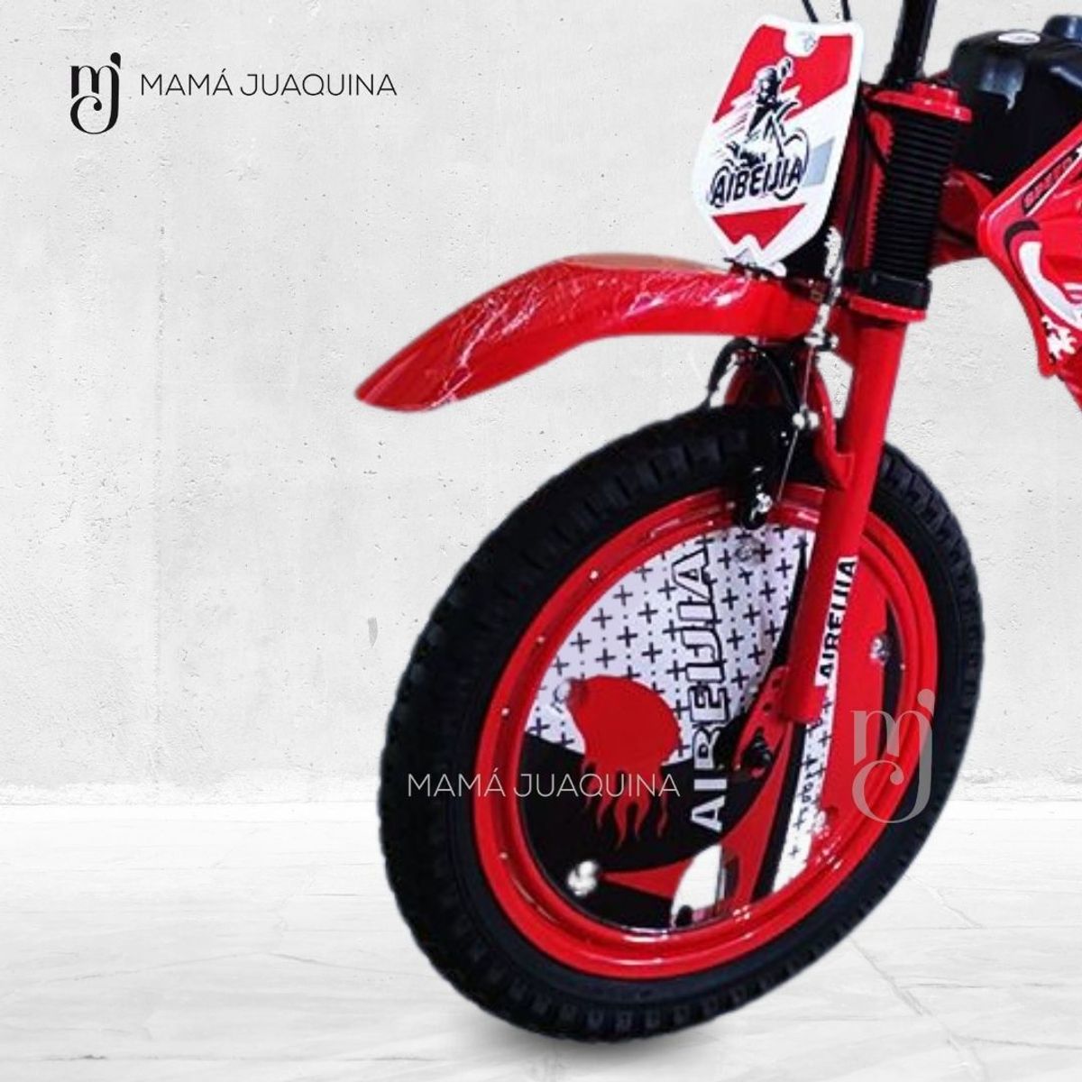 VELOX - Bicicleta para Niños Aro 16 «MOTO CROSS» Red
