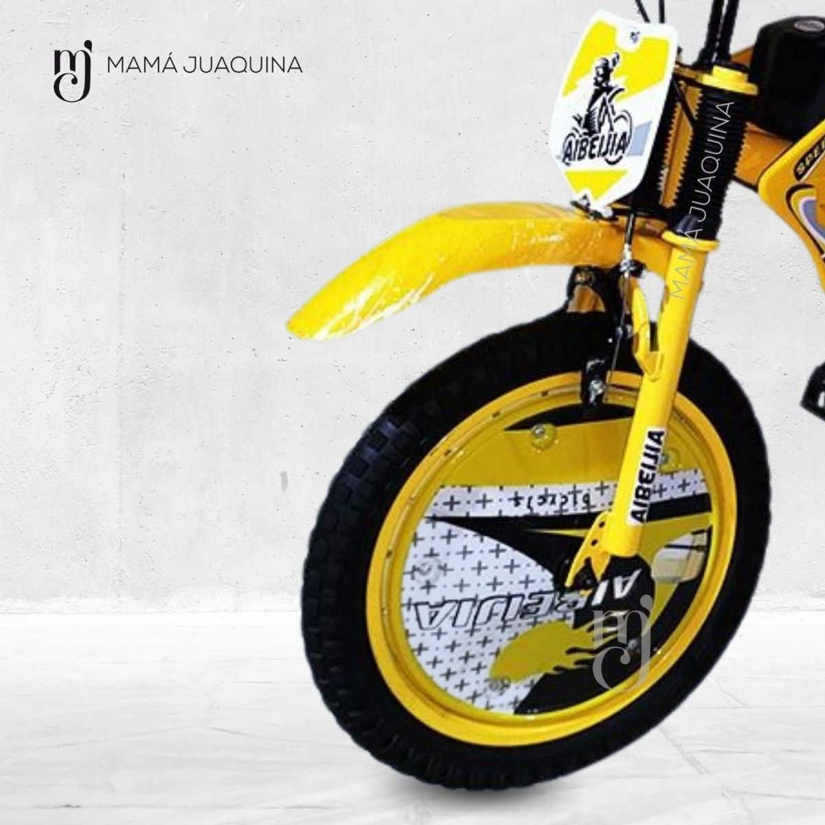 VELOX - Bicicleta para Niños Aro 16 «MOTO CROSS» Yellow