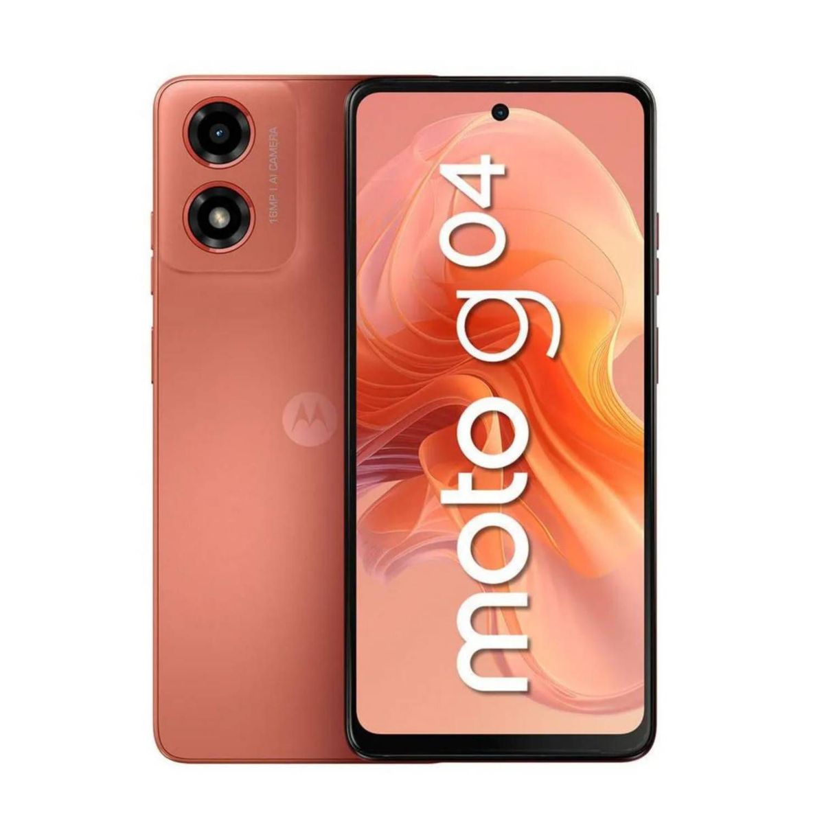 MOTOROLA - Celular Motorola Moto G04 6.6" 4GB RAM 128 GB Naranja Amanecer.