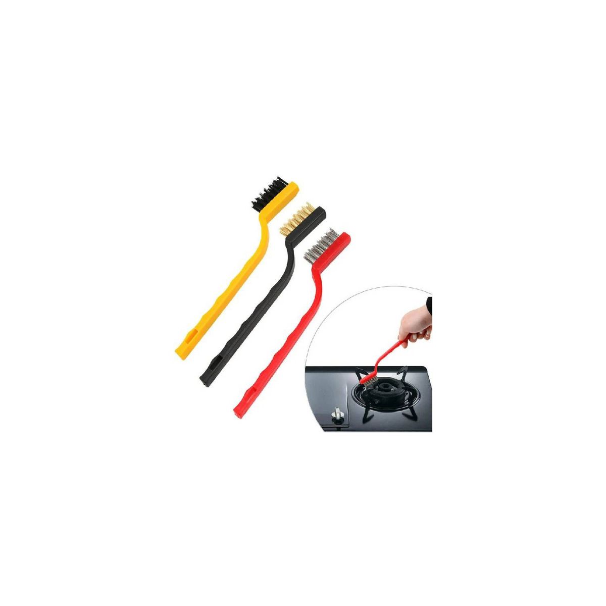 GENERICO - Set de Cepillo de Limpieza  Multifuncional Hogar