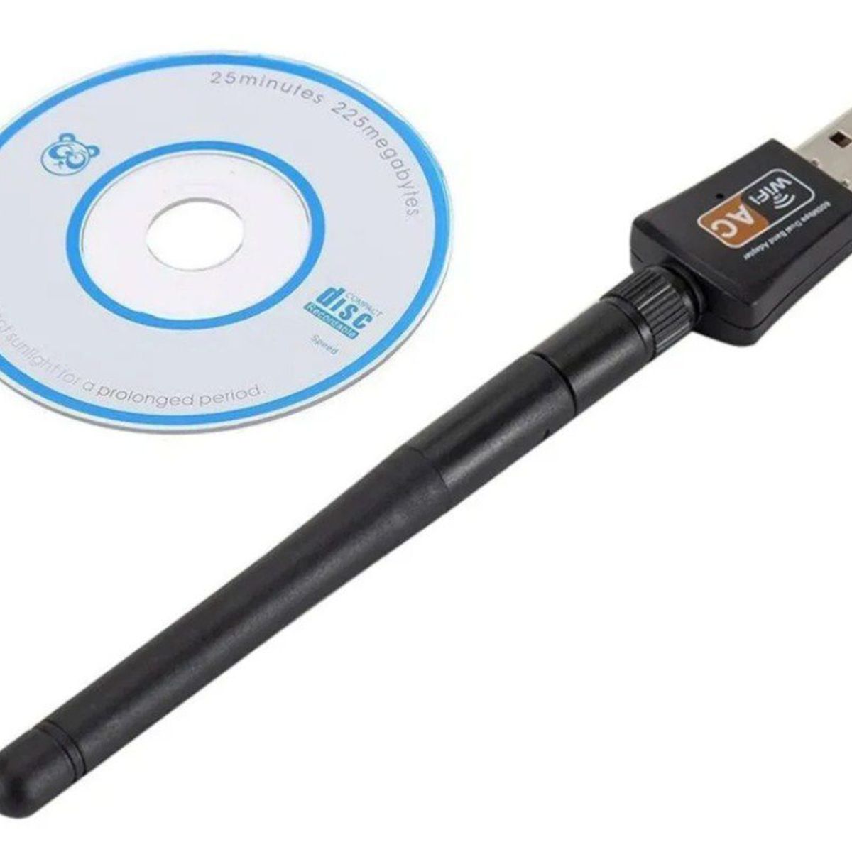 GENERICO - ANTENA WIFI Lan Mini USB 1200mbps 2.0 Wireless