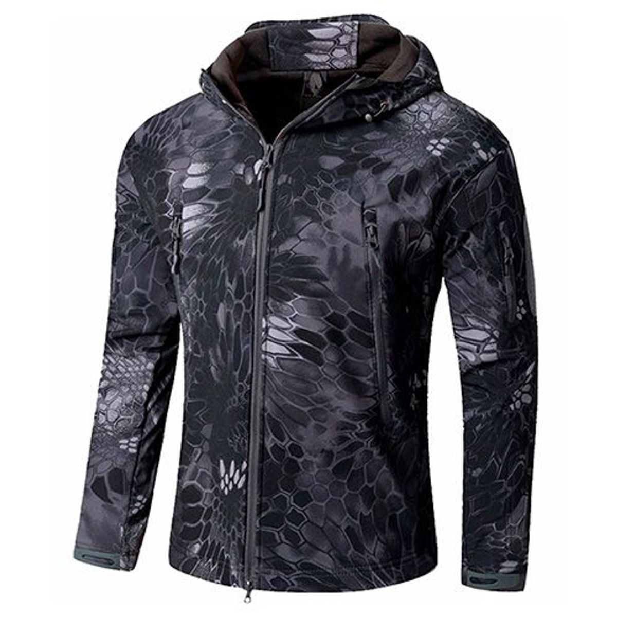 GENERICO - Chaqueta Tactica Casaca Piel De Tiburon Camping Invierno Morado - S