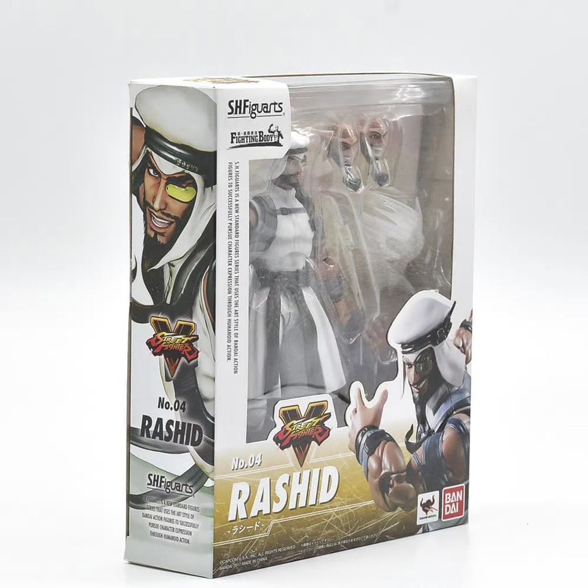 BANDAI - Figura Street Fighter V SH Figuarts Rashid