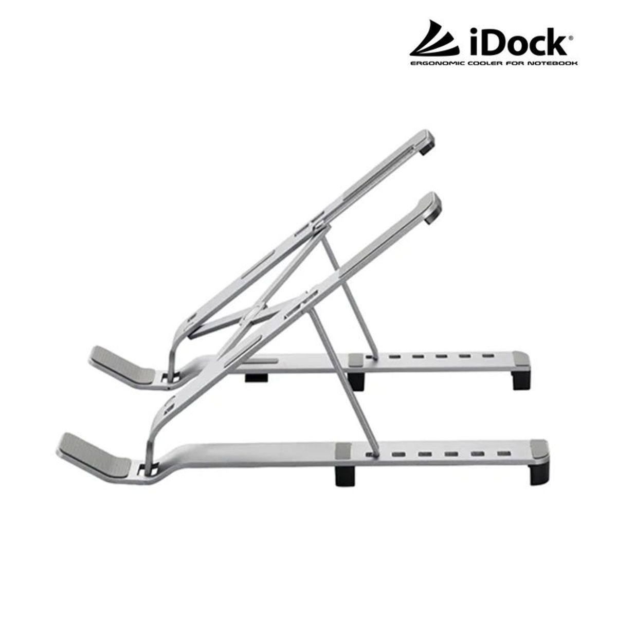 IDOCK - SOPORTE PARA LAPTOP IDOCK i20 PRO FLEX ALUMINIO 6 NIVELES