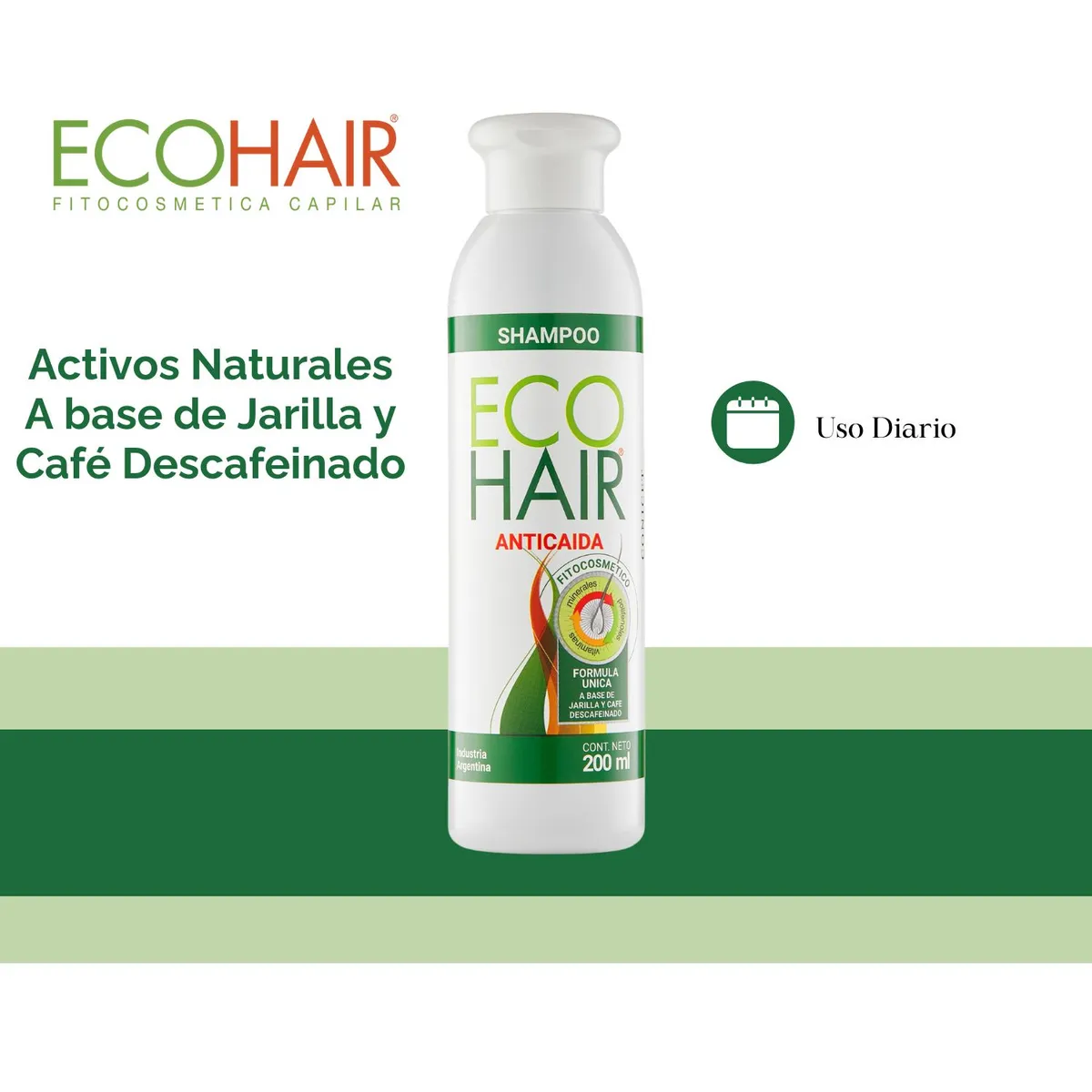 ECO HAIR - Shampoo Anticaída ECO HAIR 200ml
