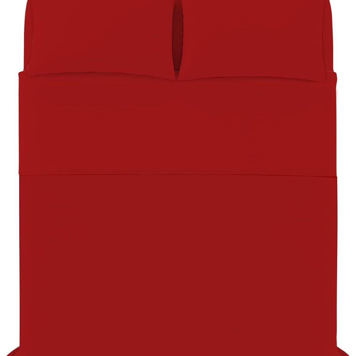 GENERICO - Sabanas De Algodón Bramante King Rojo