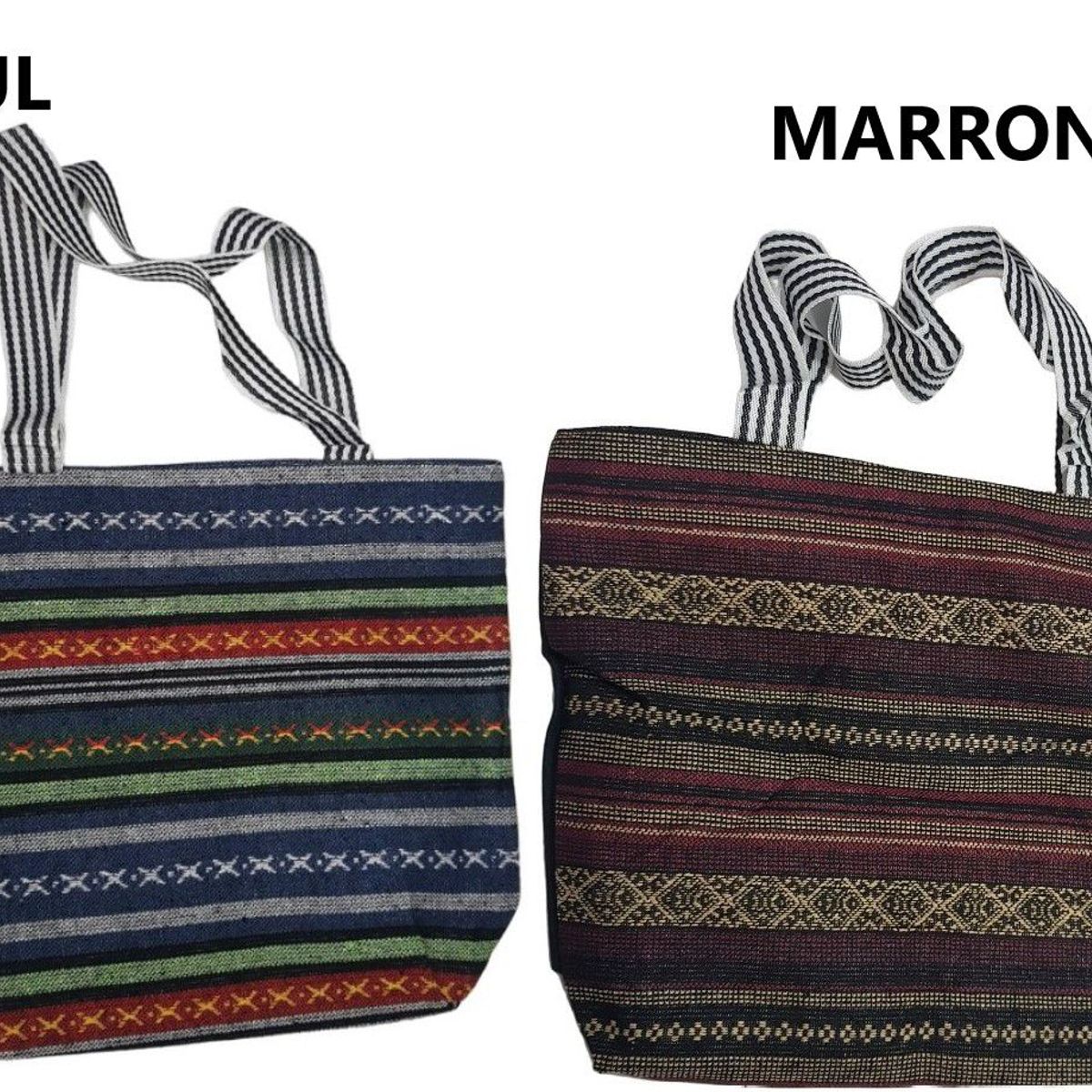 GENERICO - Bolso de Mano de Poliester con Cierre