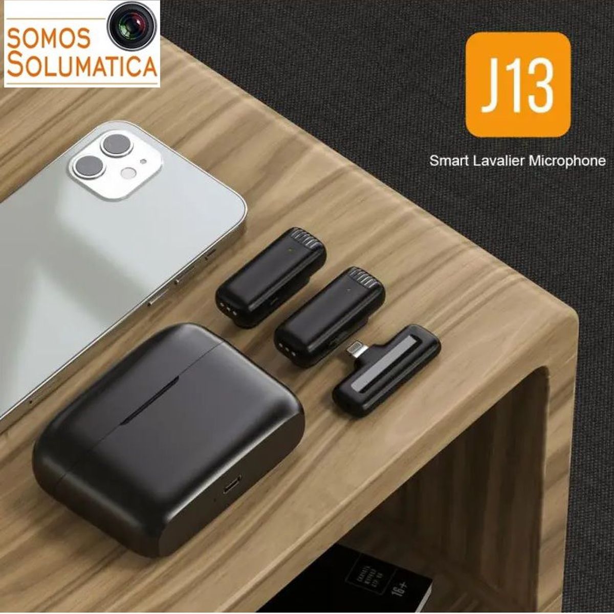 OEM - Micrófono Inalámbrico J13 - Lightning para Iphone - Redes Sociales
