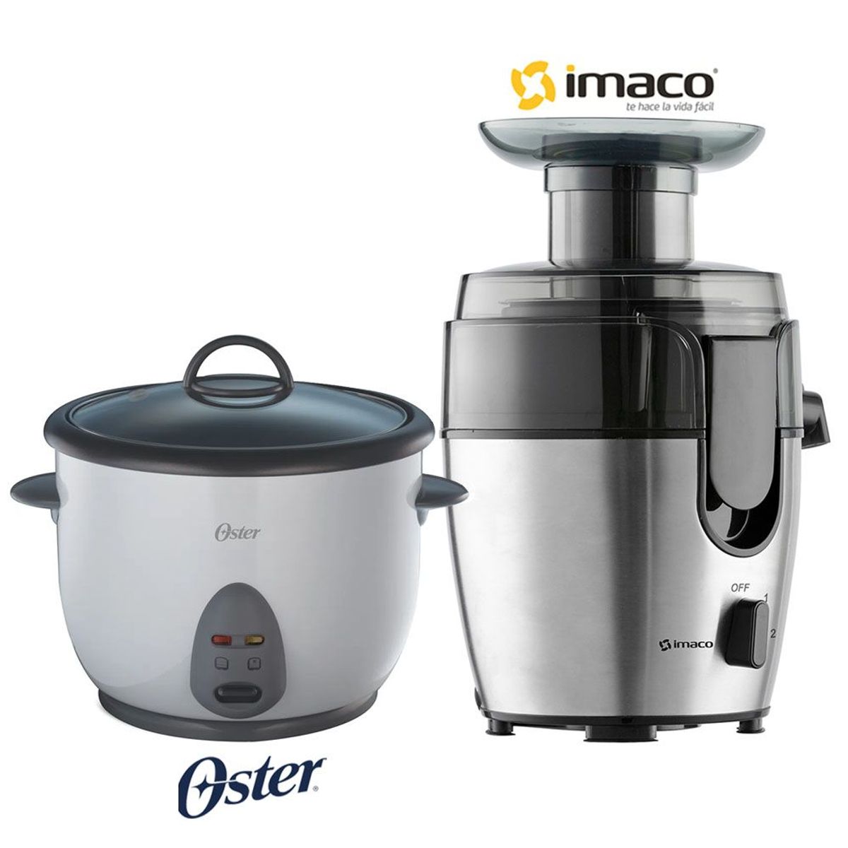 OSTER - Arrocera Oster 1.8 Lt CKSTRC1700W + Extractor Imaco JE600