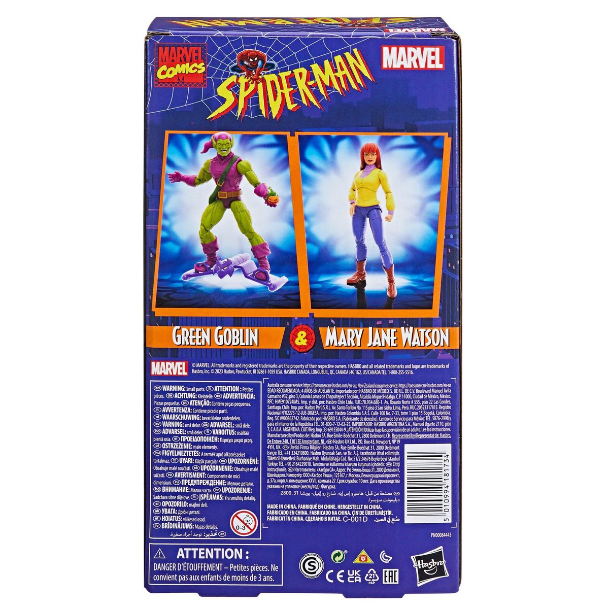 MARVEL - Marvel Legends Mary Jane & Green Goblin Duende Verde