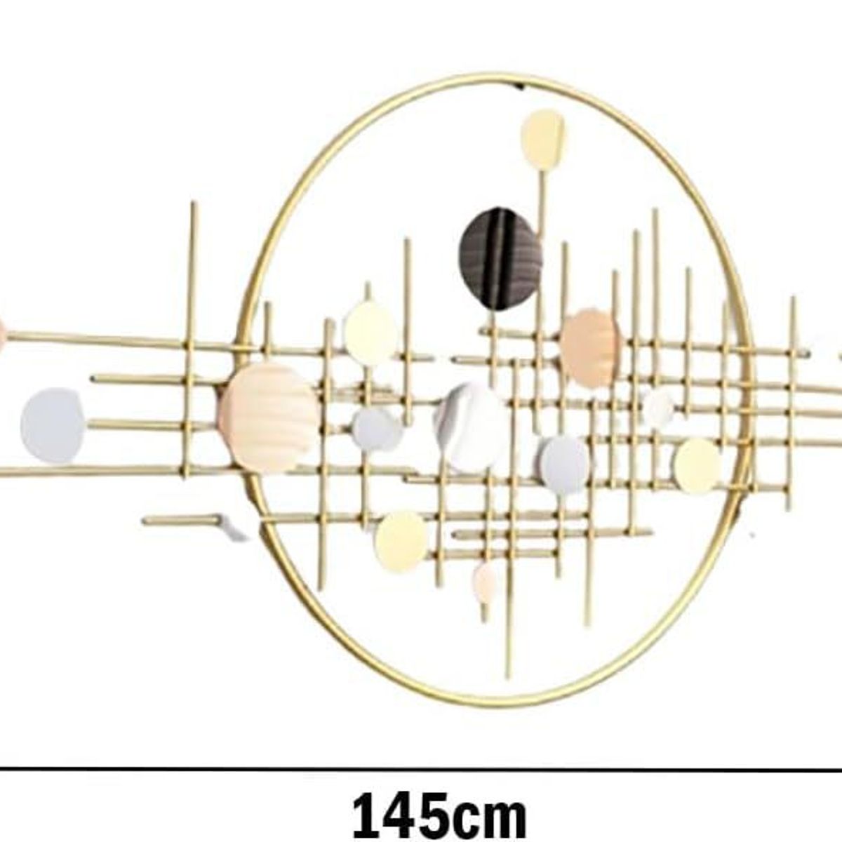 GENERICO - Adorno De Pared Decoración Arte Moderno Colgante Metalico Nórdico Elegante