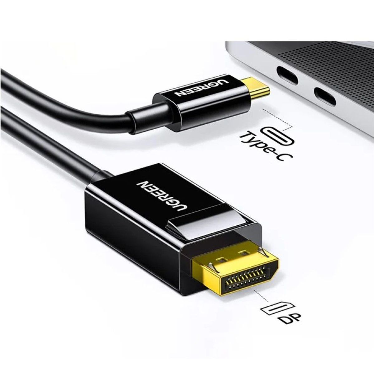 UGREEN - Cable USB-C a DisplayPort DP 4K Macho Audio Ugreen MM139 50994