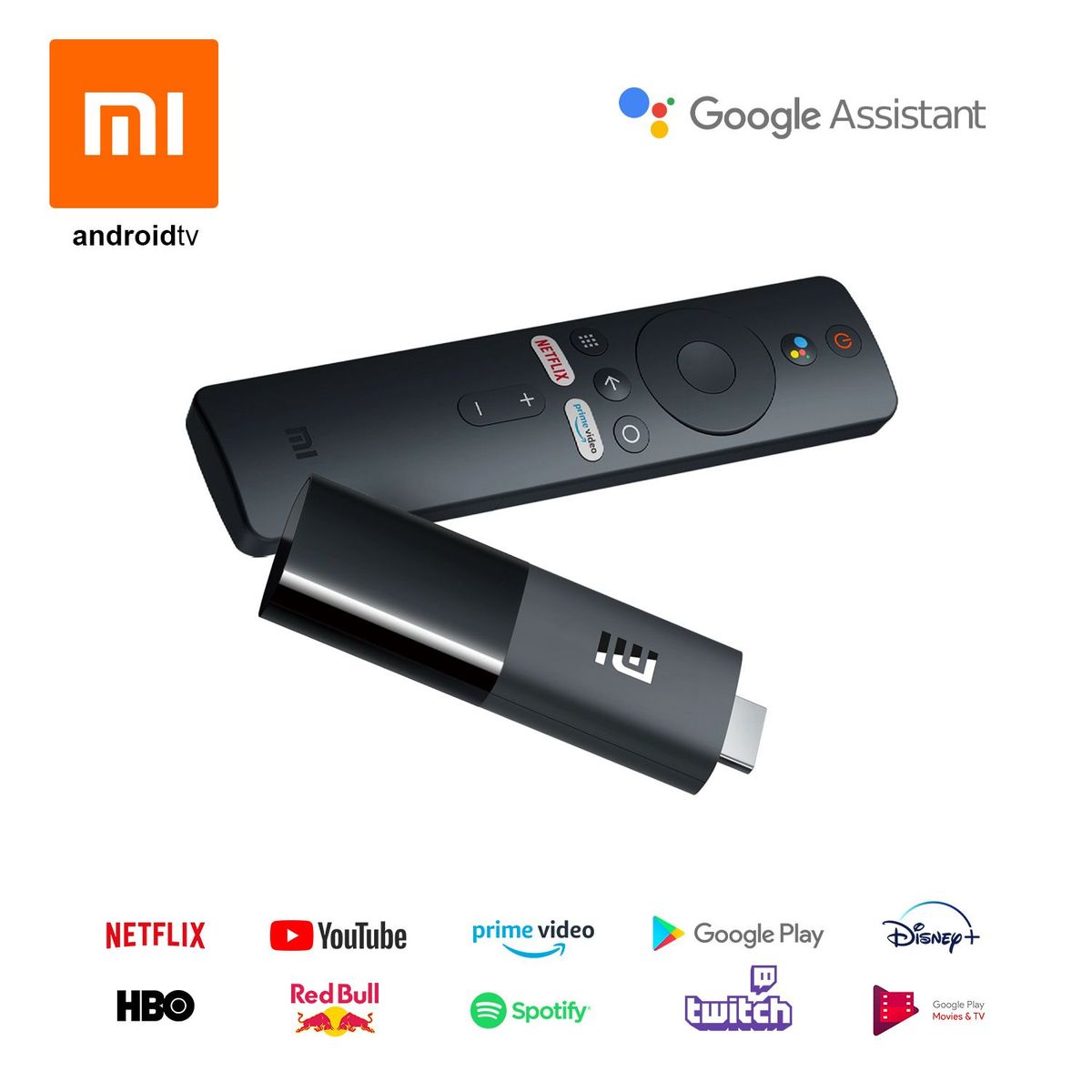 XIAOMI - Mi TvStick Xiaomi FHD MDZ-34AA Asist Google YouTube Netflix HBO Disney