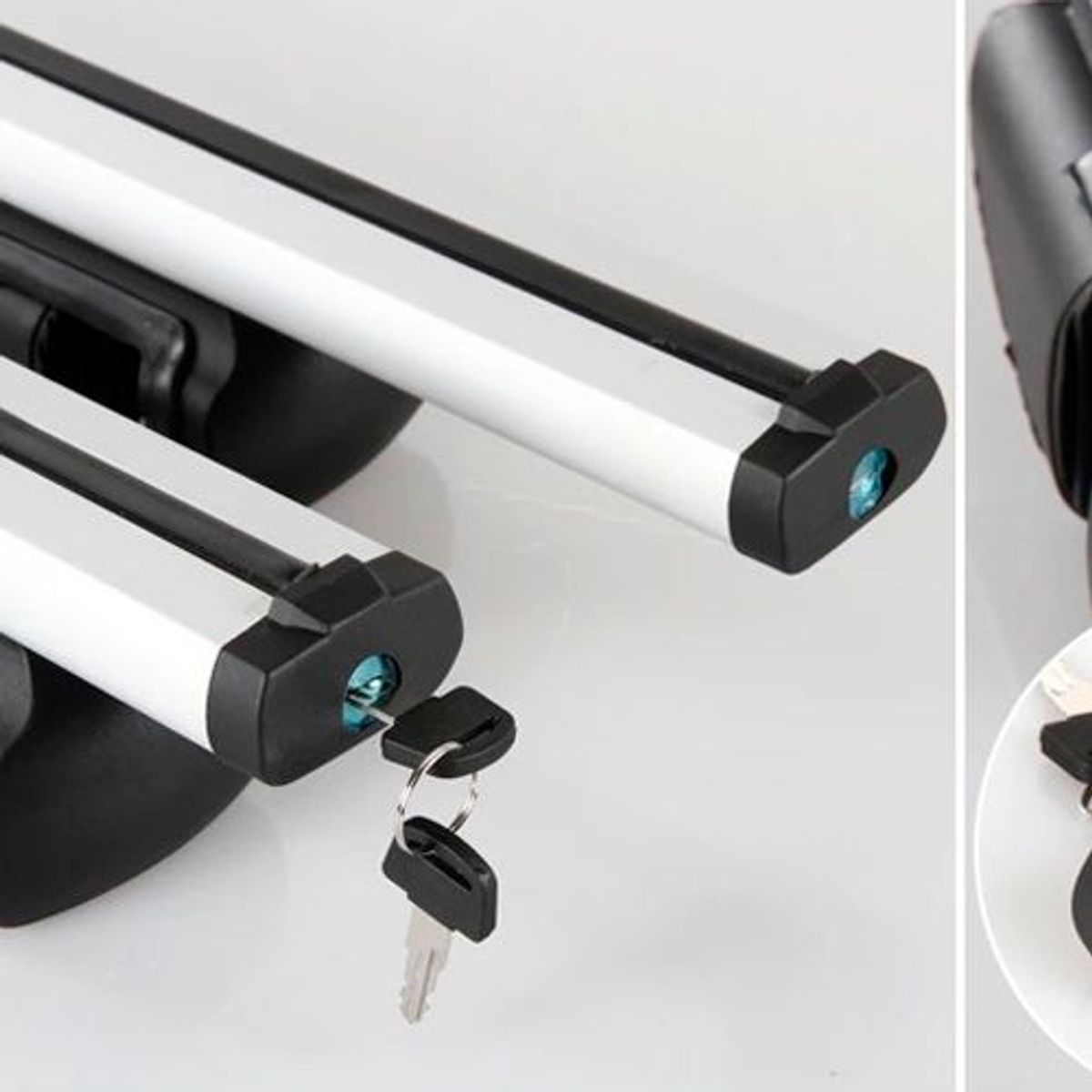 GENERICO - Barras Transversal De Carga Hasta 150kg Para Auto Parrilla