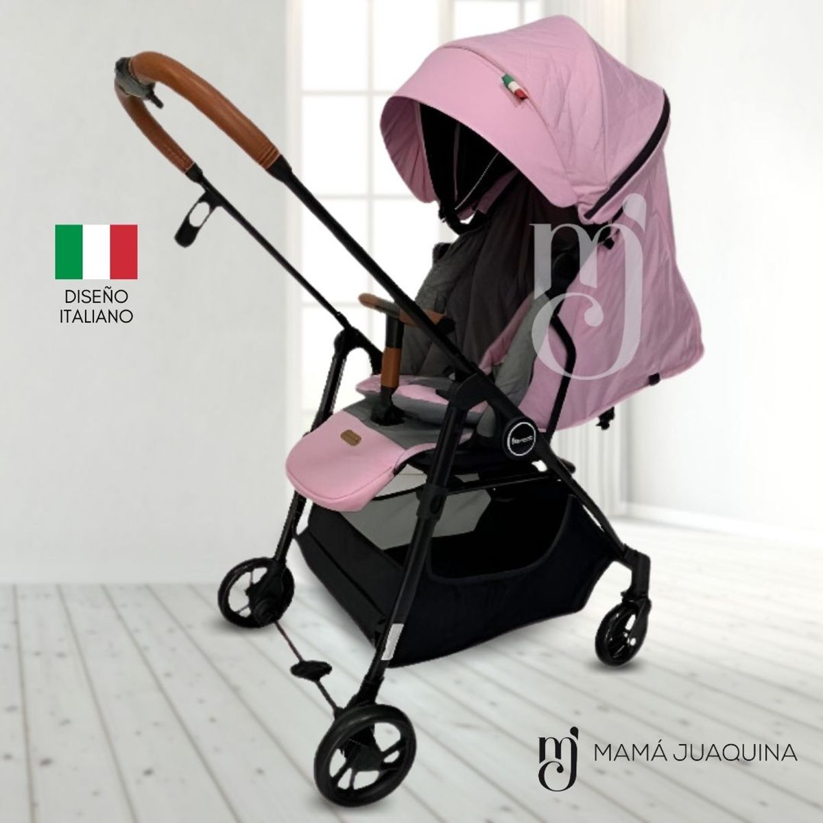 BABY - Coche Cuna de Lujo «FELICI AMORE» Pink