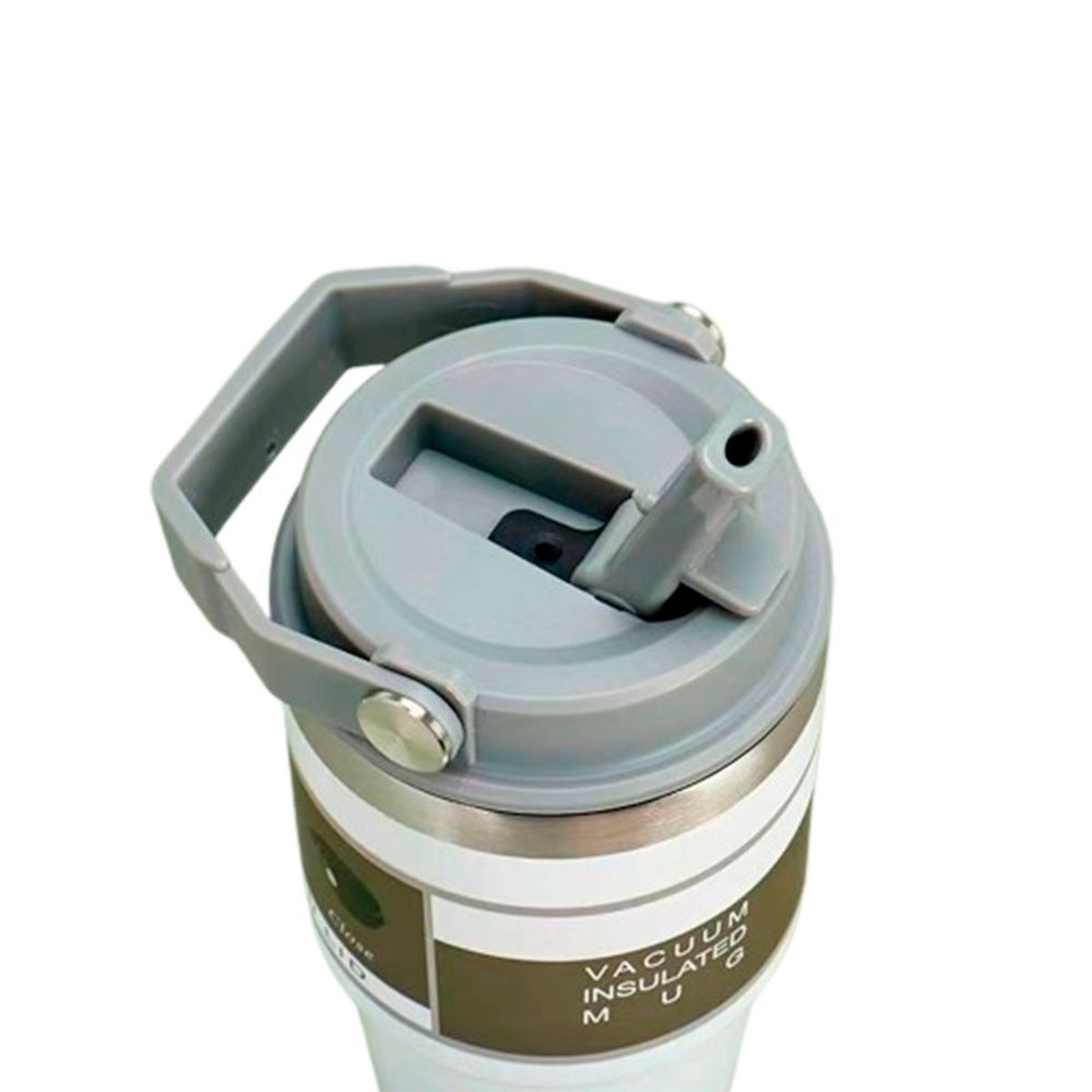 HYGGE - Termo Botella de Acero Inoxidable Stanley con Asa Portable 600ml