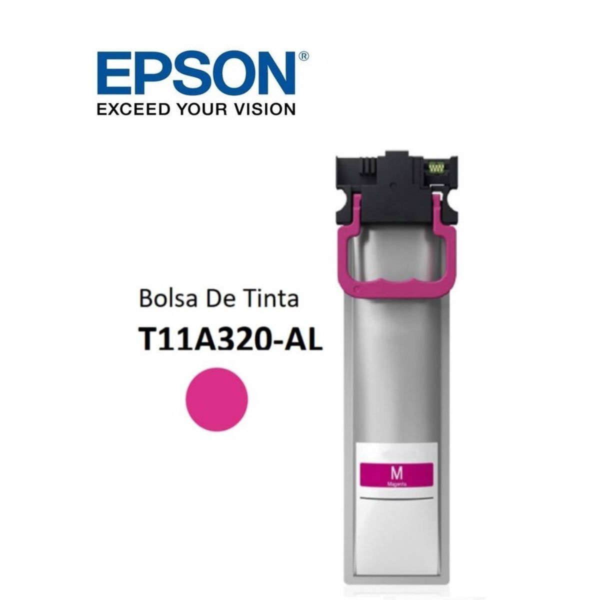 EPSON - Bolsa de Tinta Epson T11A320-AL MAGENTA PARA WF C5810 WF-C5890