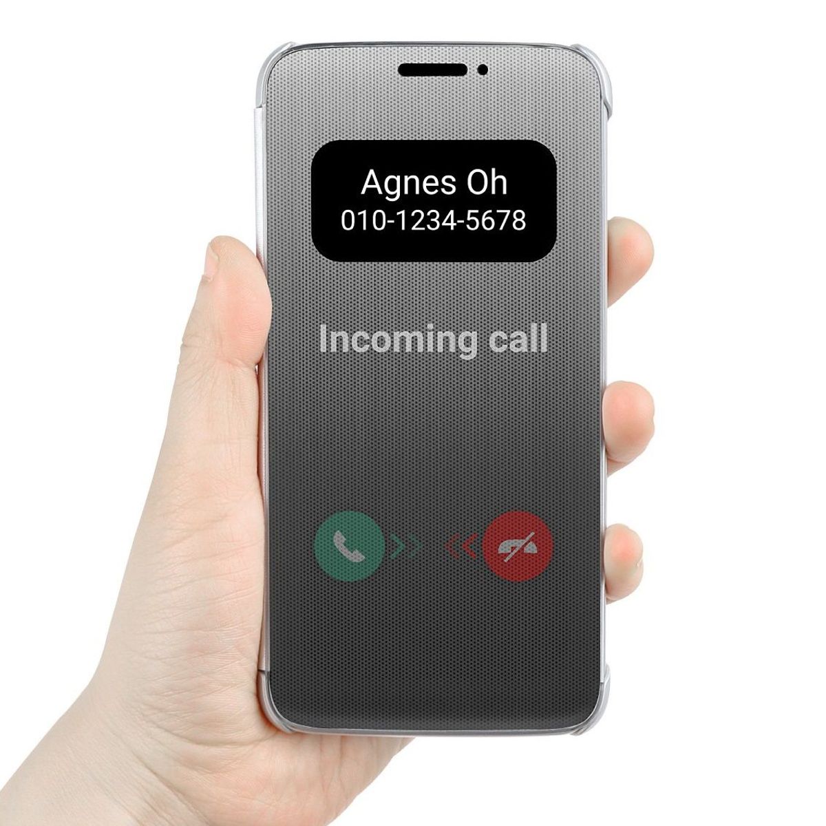 QUICK - LG G5 Funda Quick Flip Cover Inteligente Protector Forro