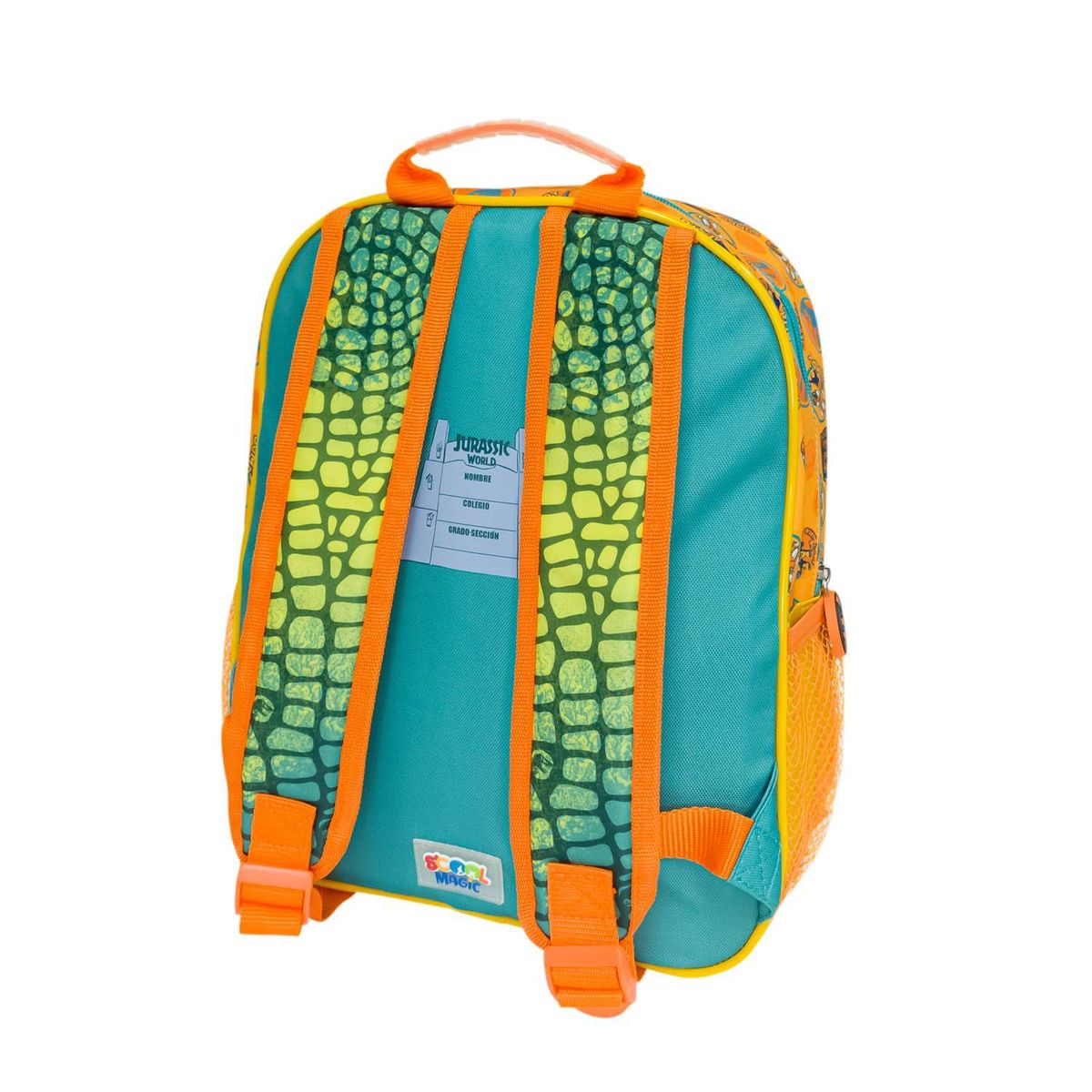 SCOOL - MOCHILA SCOOL KIDS A4 JURASSIC BUMPY