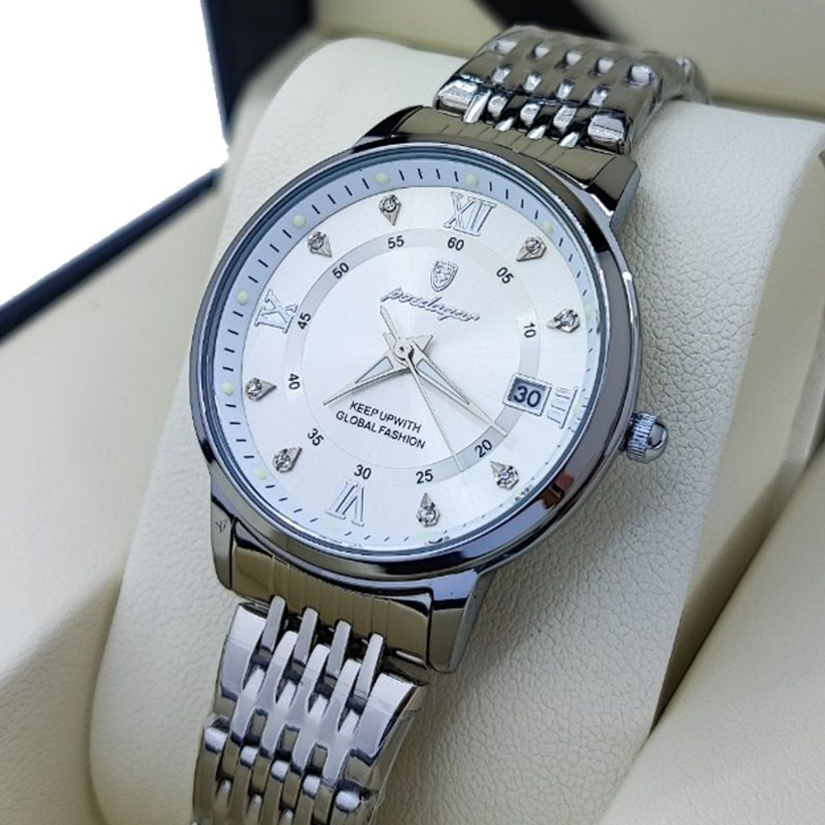 GENERICO - Reloj POEDAGAR para Mujer - Elegante - Acero_.