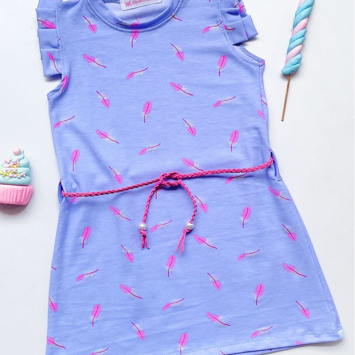 KIDS MASHMELO - Vestido en Jersey Estampado para niña Kids Mashmelo